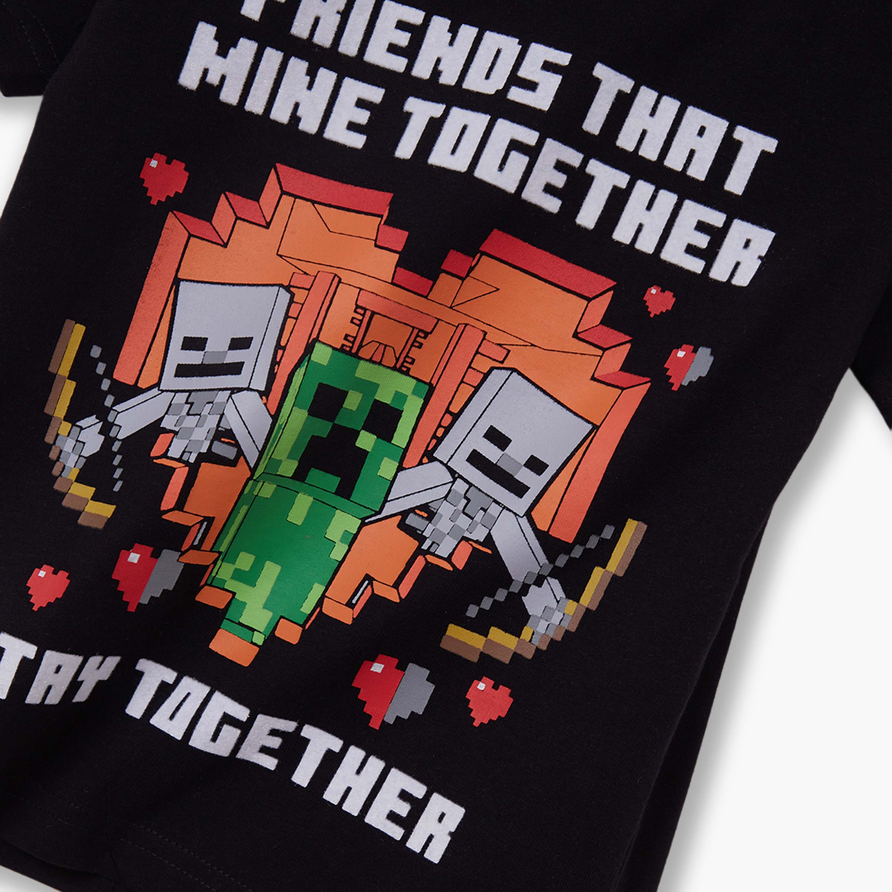 Minecraft Graphic Cotton Short Sleeves T-Shirt-boys-clothing-tshirtsandpolos-image-6