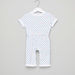 Juniors Dot Printed Short Sleeves Sleepsuit-Sleepsuits-thumbnail-0