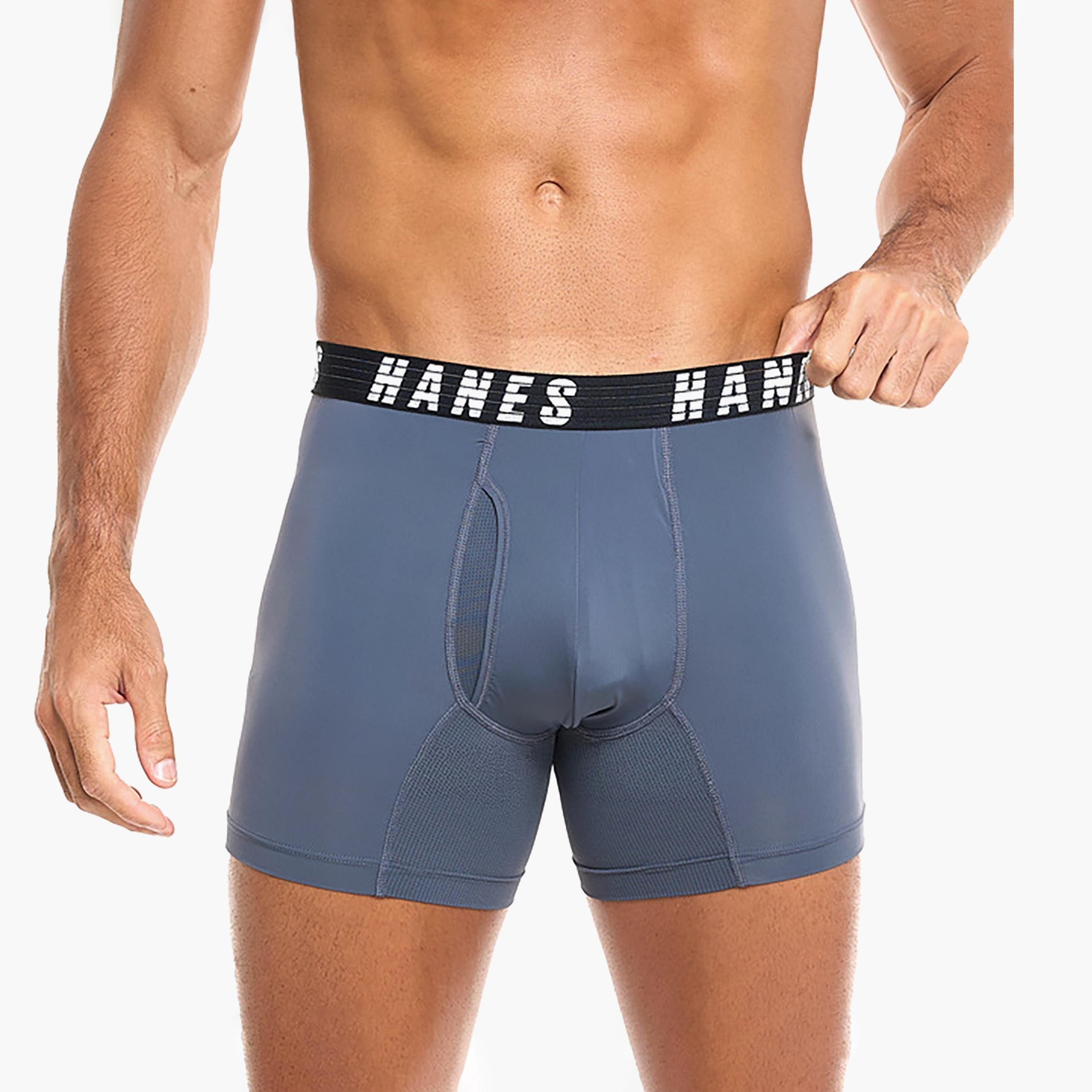 Hanes Assorted Pack of 3 Plain Men's Trunks-men-clothing-innerwear-underwear-image-4
