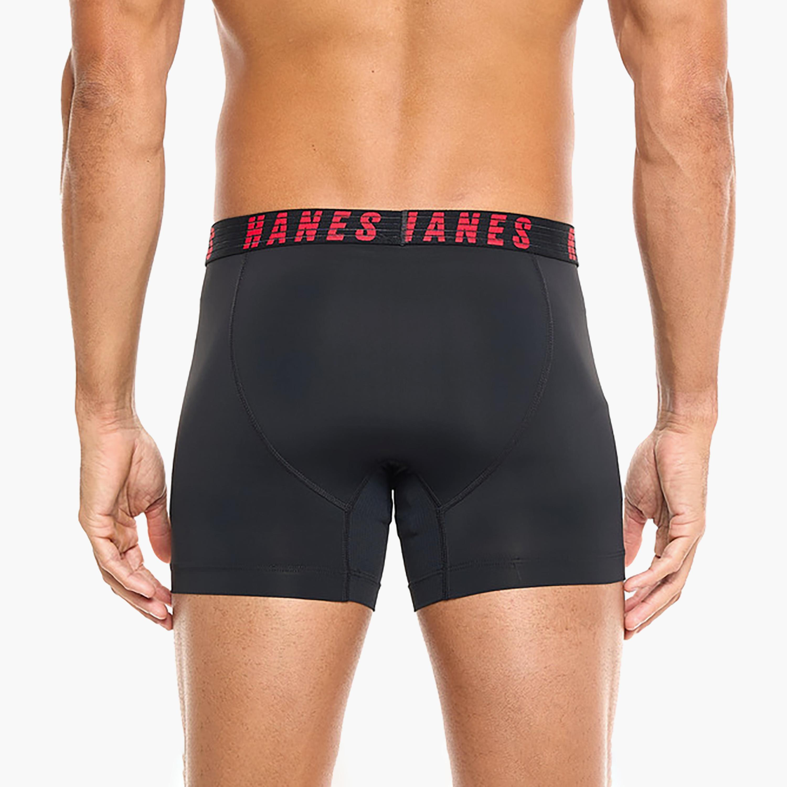 Hanes Assorted Pack of 3 Plain Men's Trunks-men-clothing-innerwear-underwear-image-6