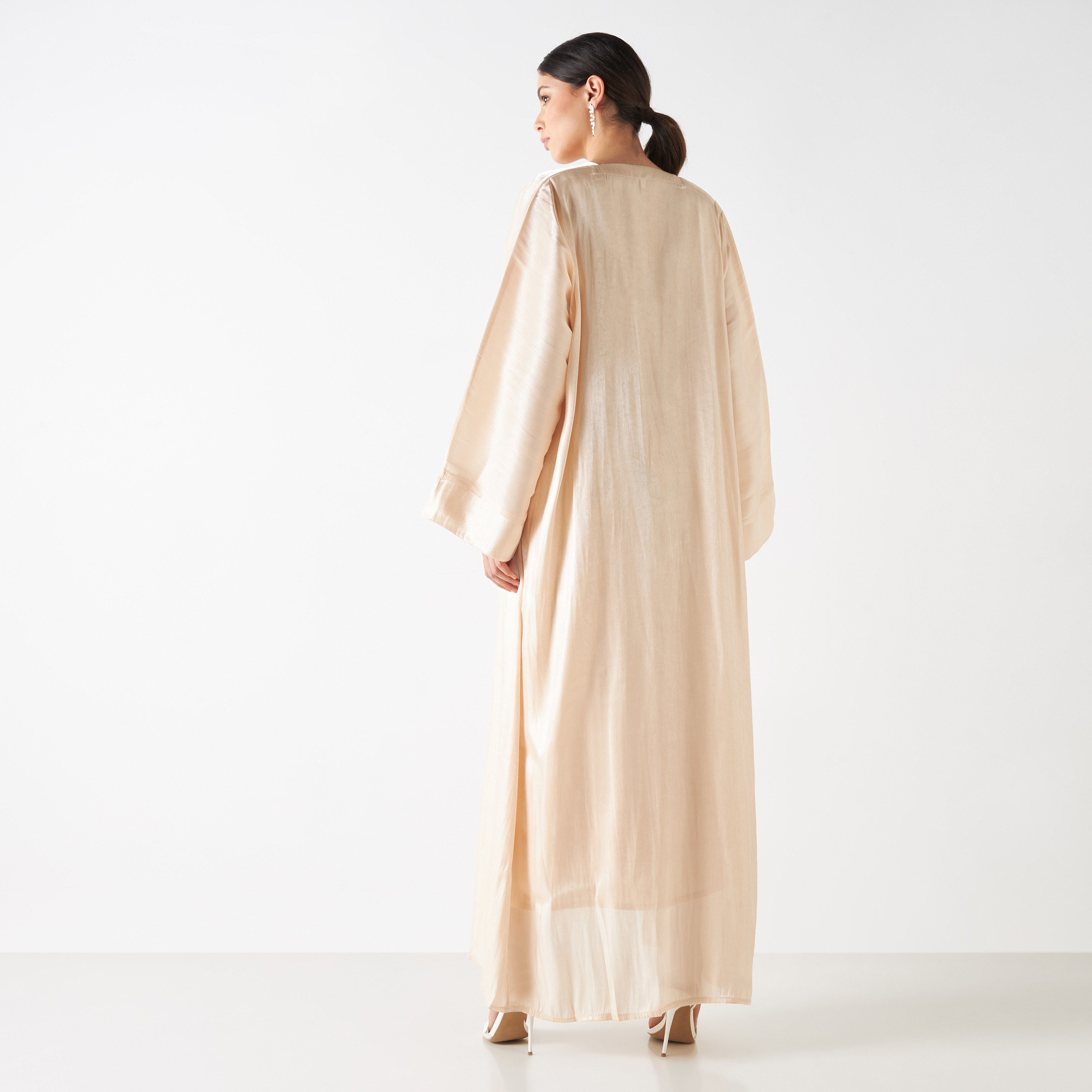 عباية سادة مع حجاب من مويستريت-women-arabicclothing-abayas-image-3