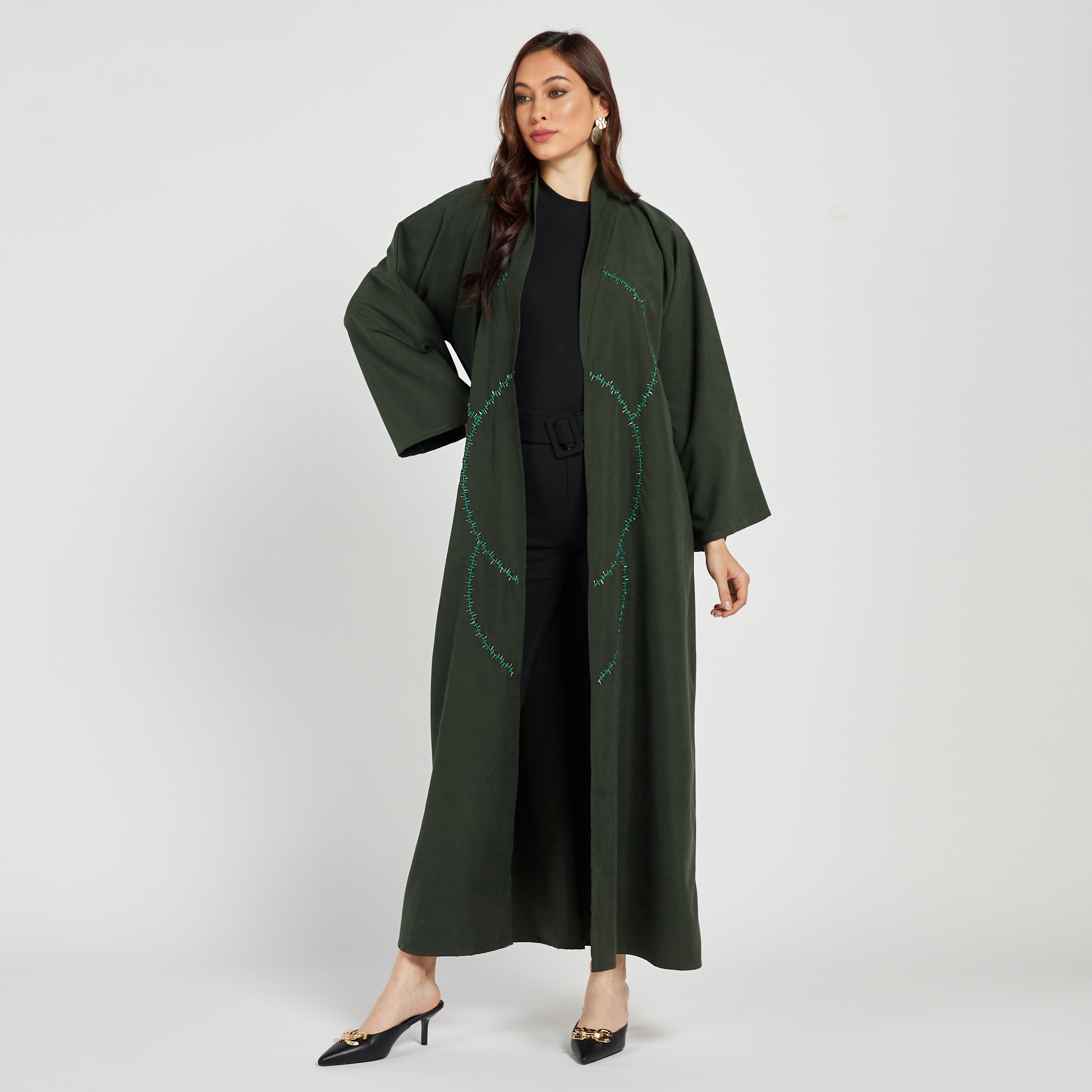 MOiSTREET Embroidered Open Front Abaya-women-arabicclothing-abayas-image-3