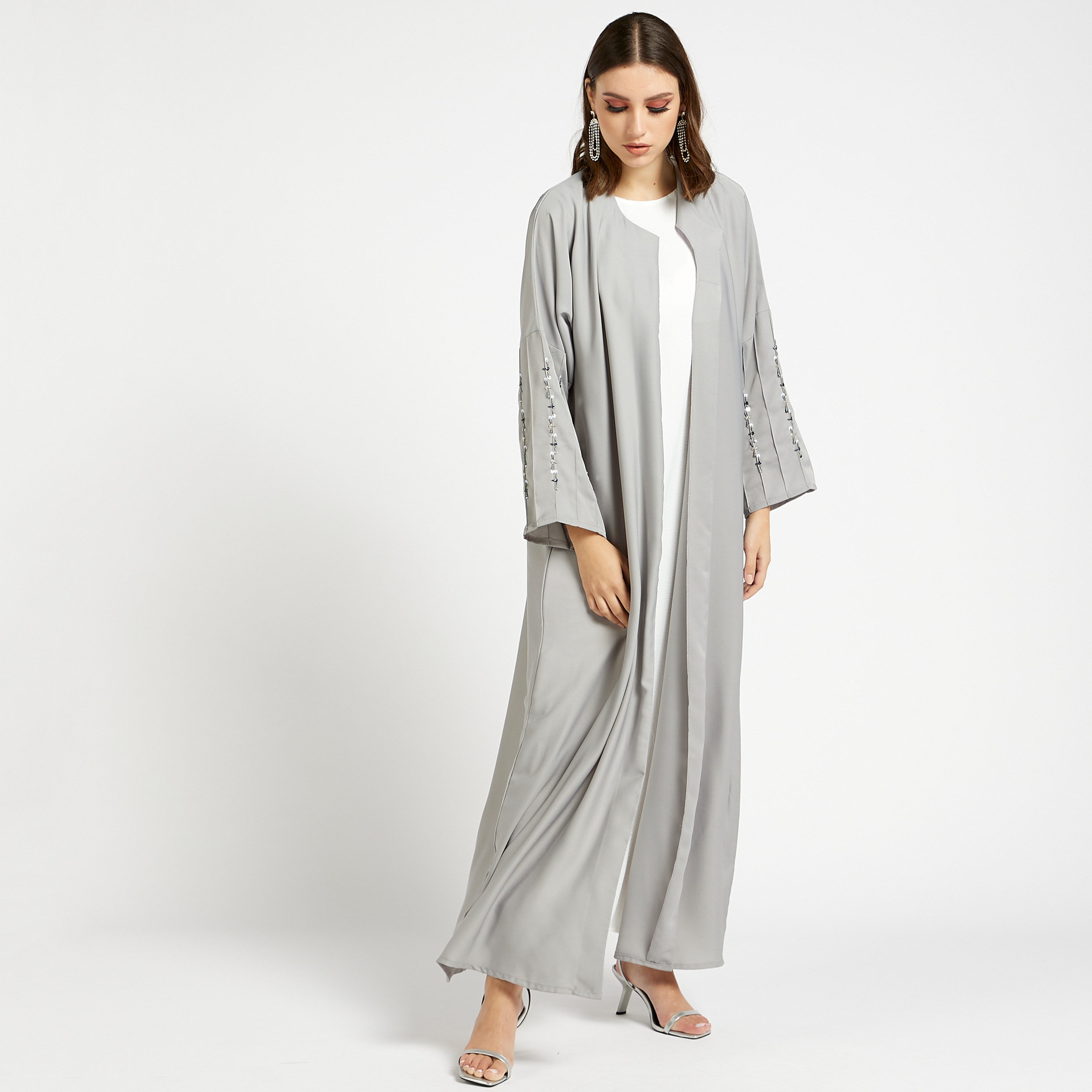 MOiSTREET Set of 3 Embellished Open Front Abaya-women-arabicclothing-abayas-image-4