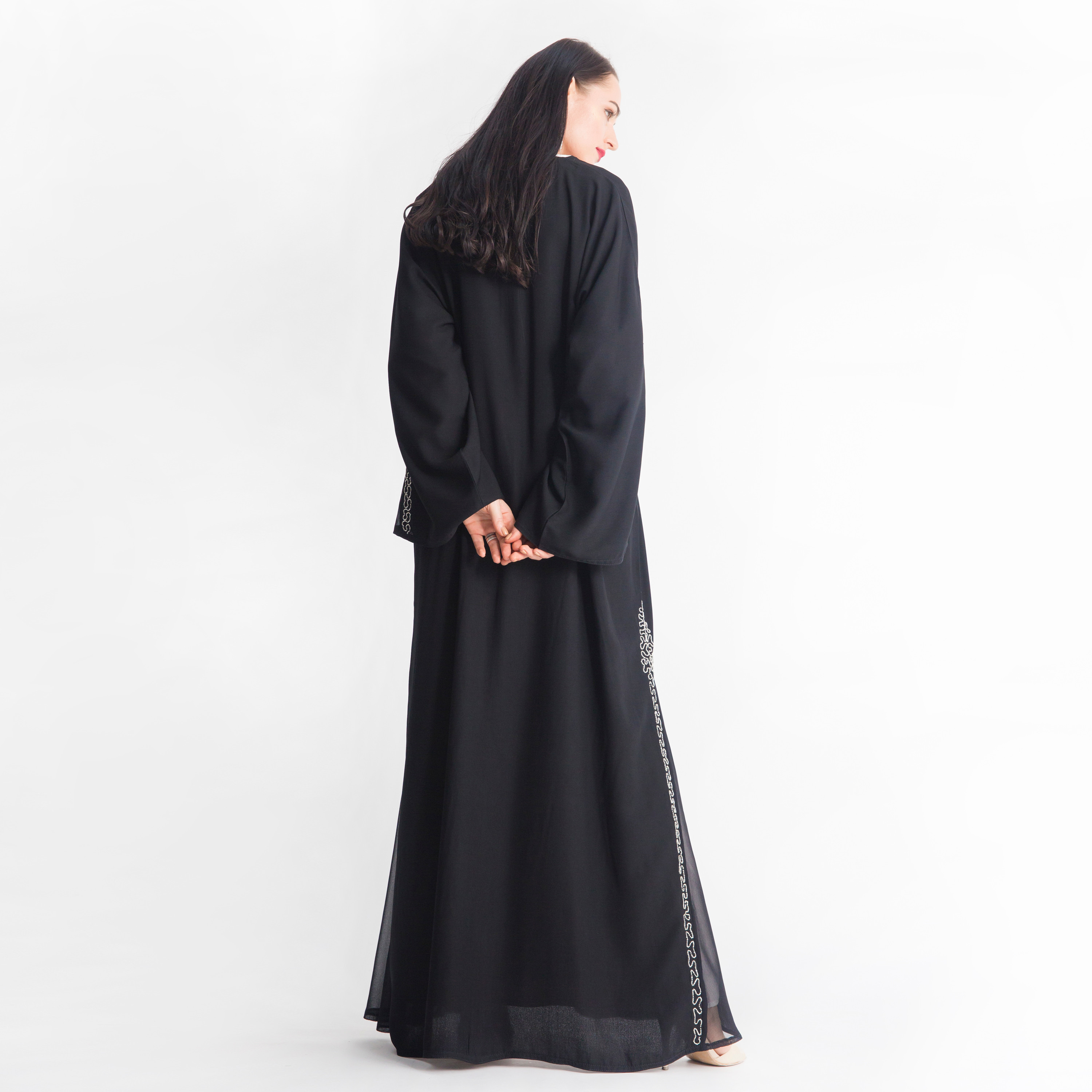 MOiSTREET Embellished Abaya with Long Sleeves-women-arabicclothing-abayas-image-3