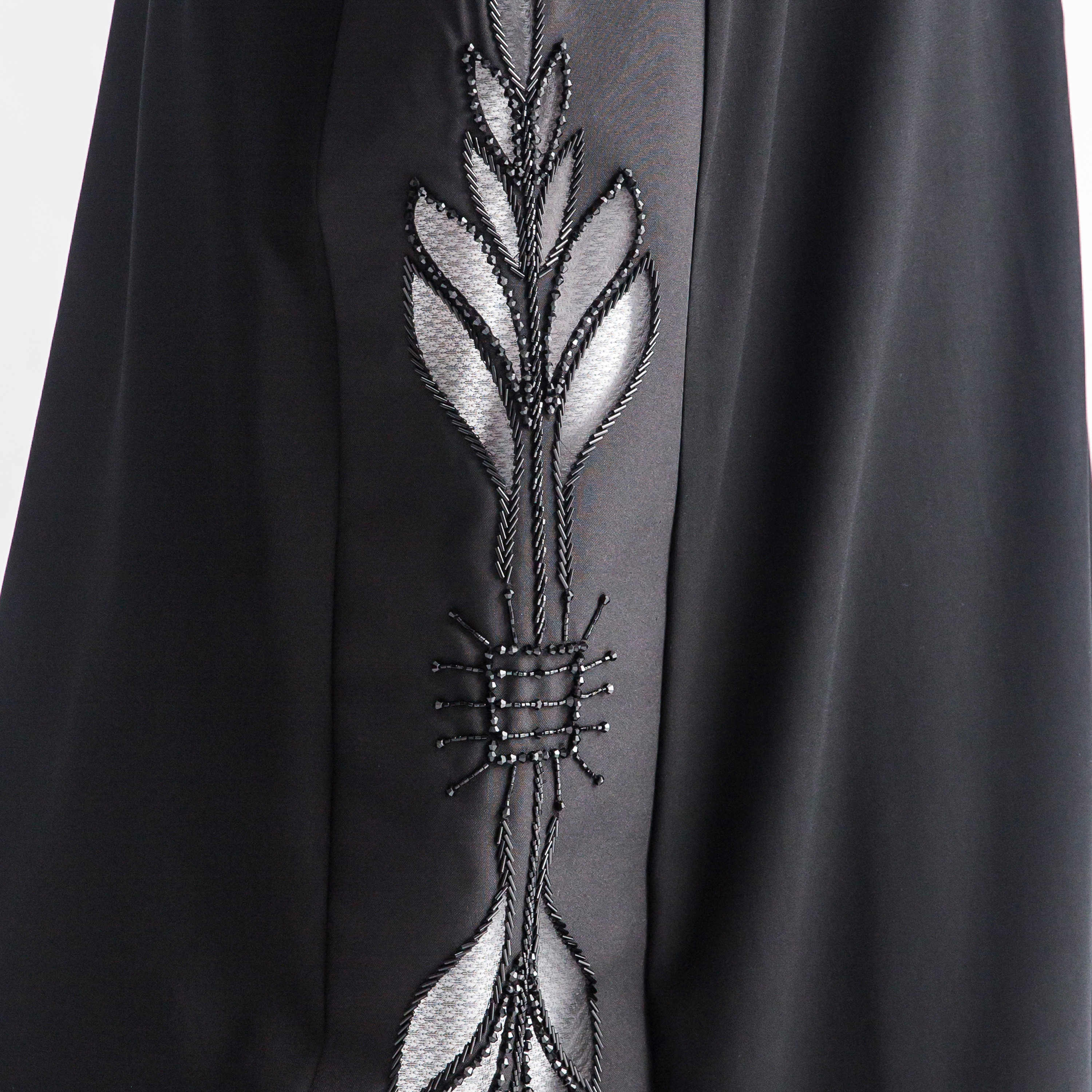 MOiSTREET Embellished Abaya with Long Sleeves-women-arabicclothing-abayas-image-4
