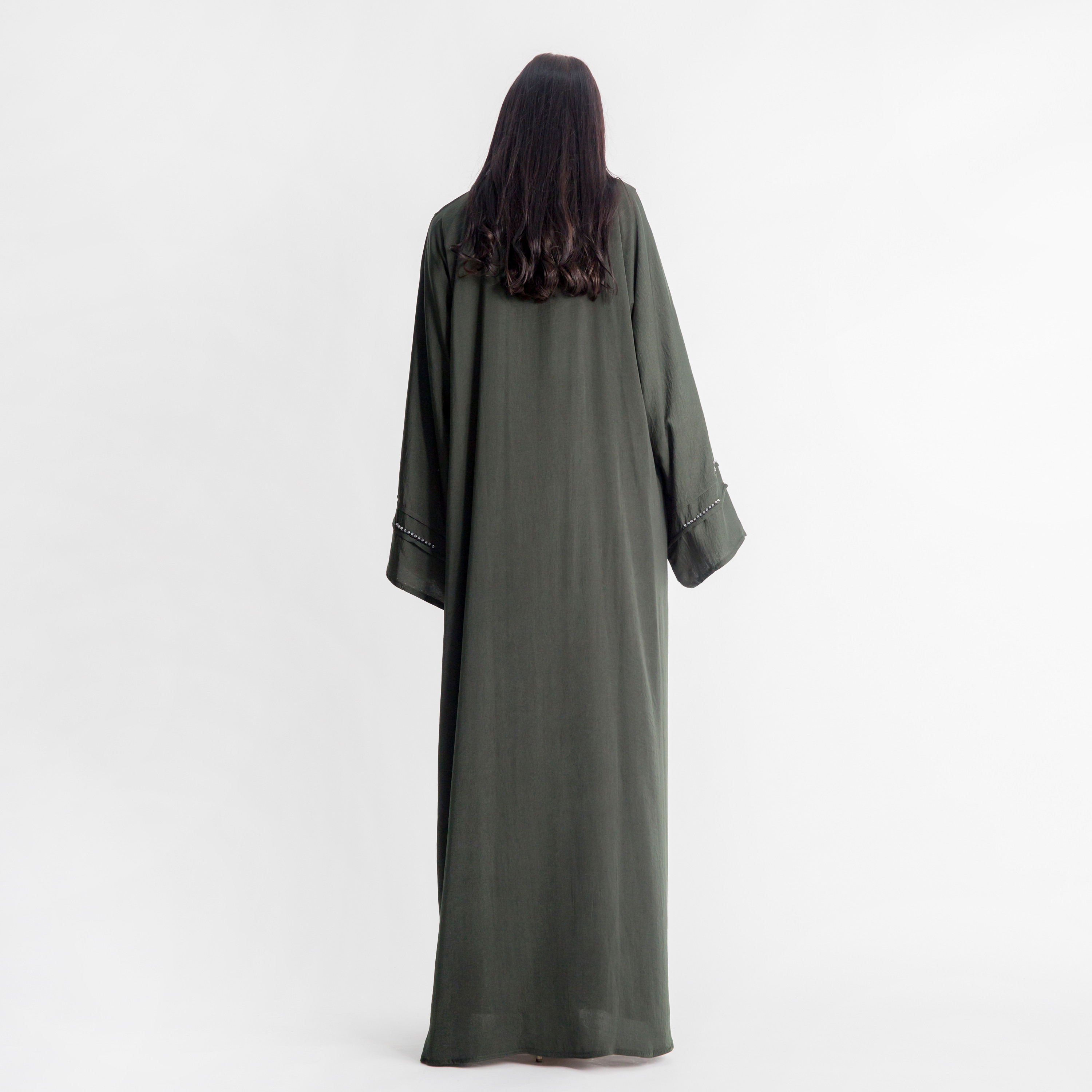 MOiSTREET Embellished V-neck Abaya-women-arabicclothing-abayas-image-3