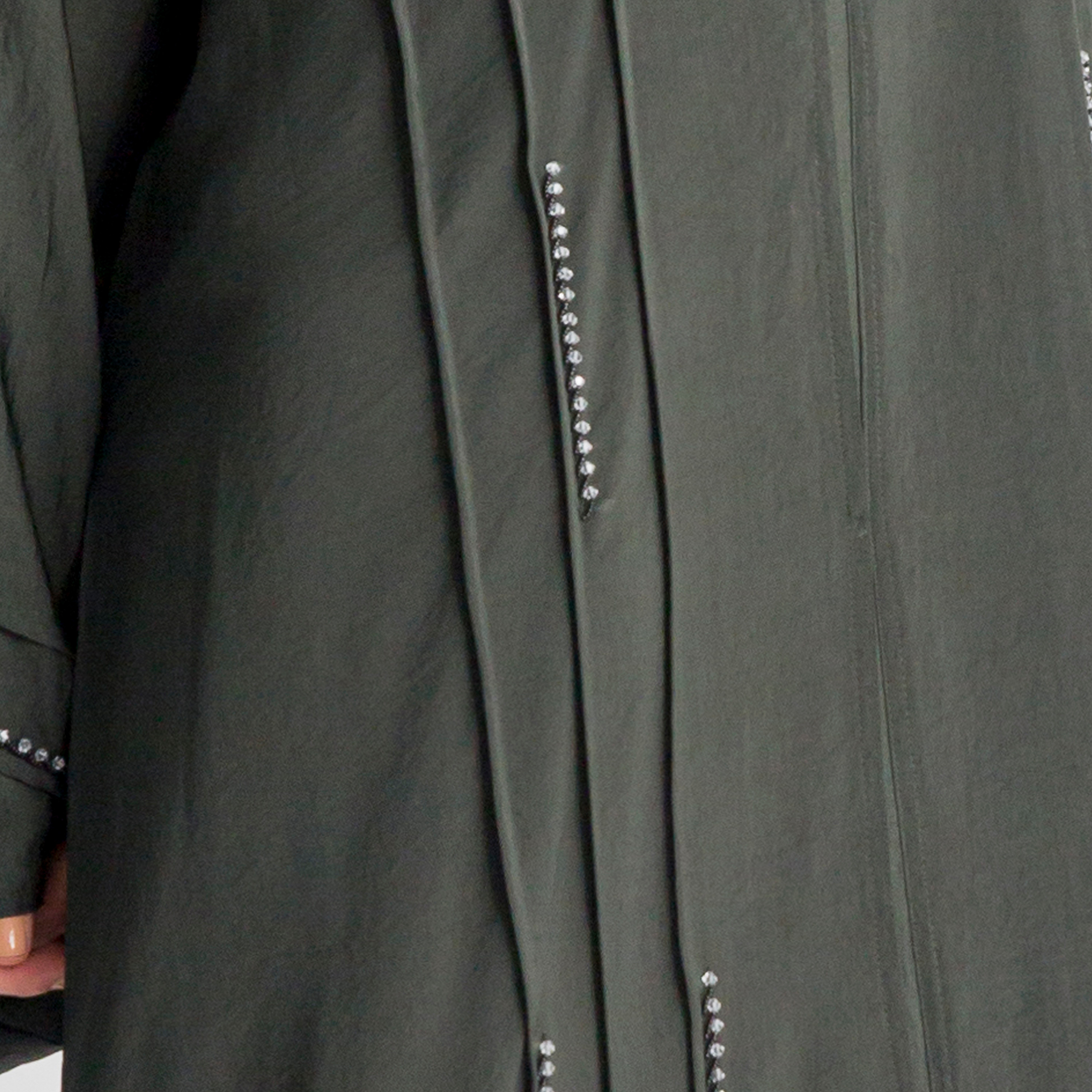 MOiSTREET Embellished V-neck Abaya-women-arabicclothing-abayas-image-4