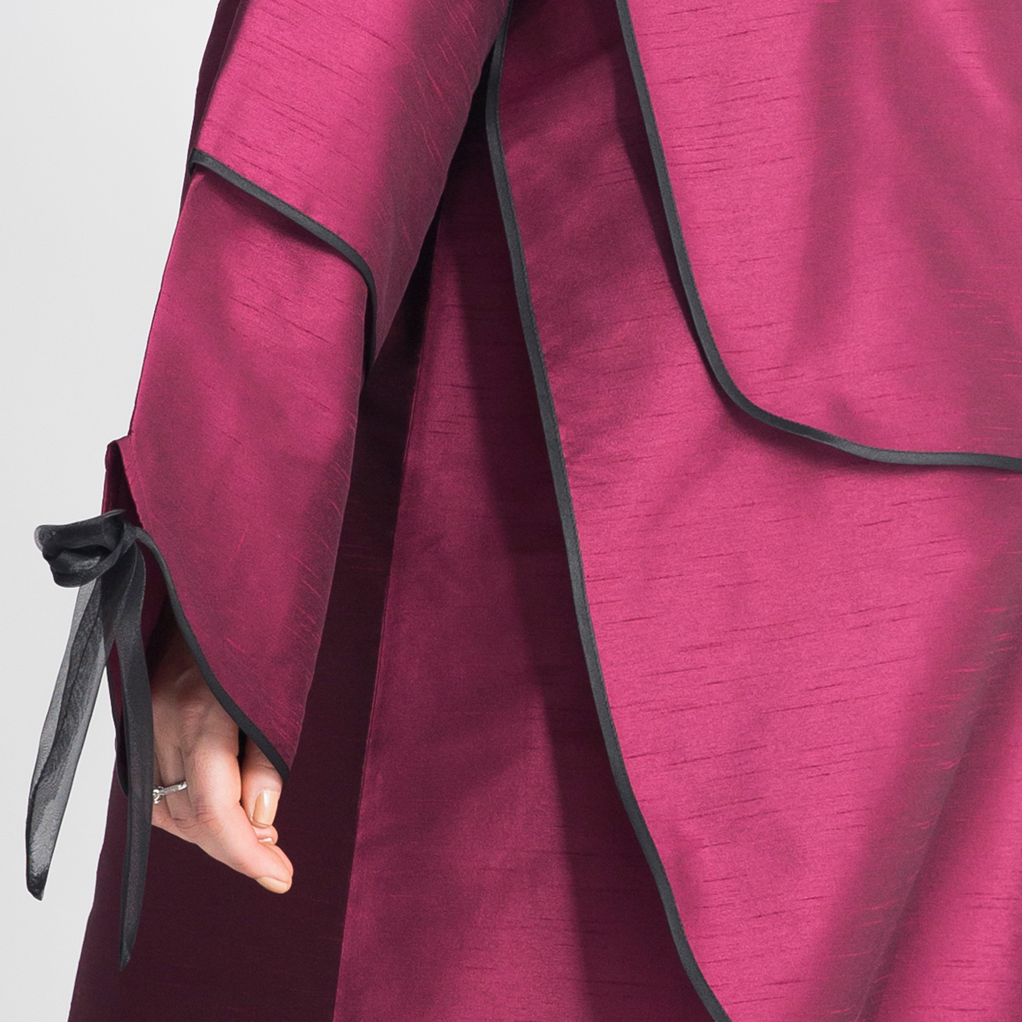 MOiSTREET Layered Abaya with Tie-Ups-women-arabicclothing-abayas-image-2