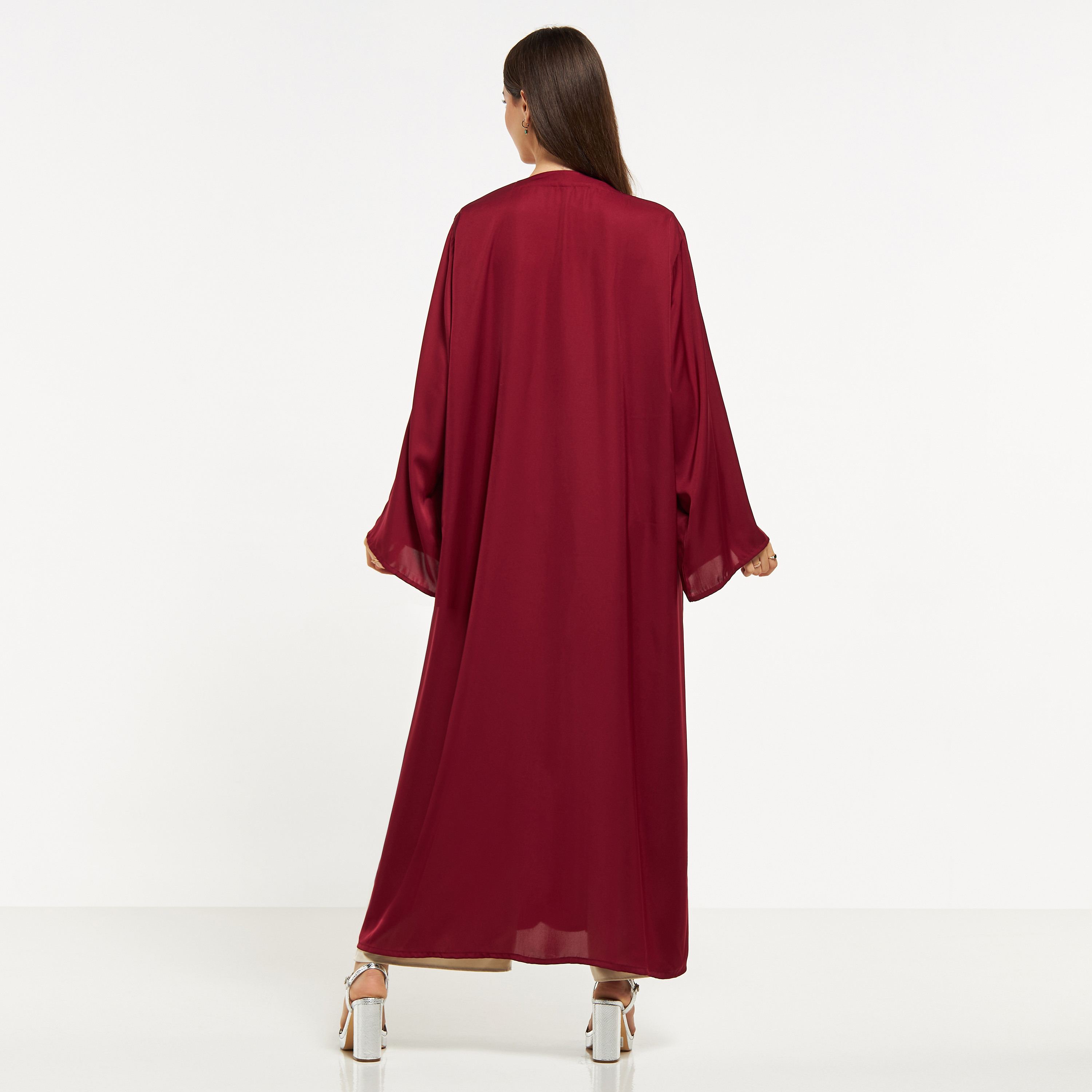 MOiSTREET Embellished Abaya with Hijab-women-arabicclothing-abayas-image-5