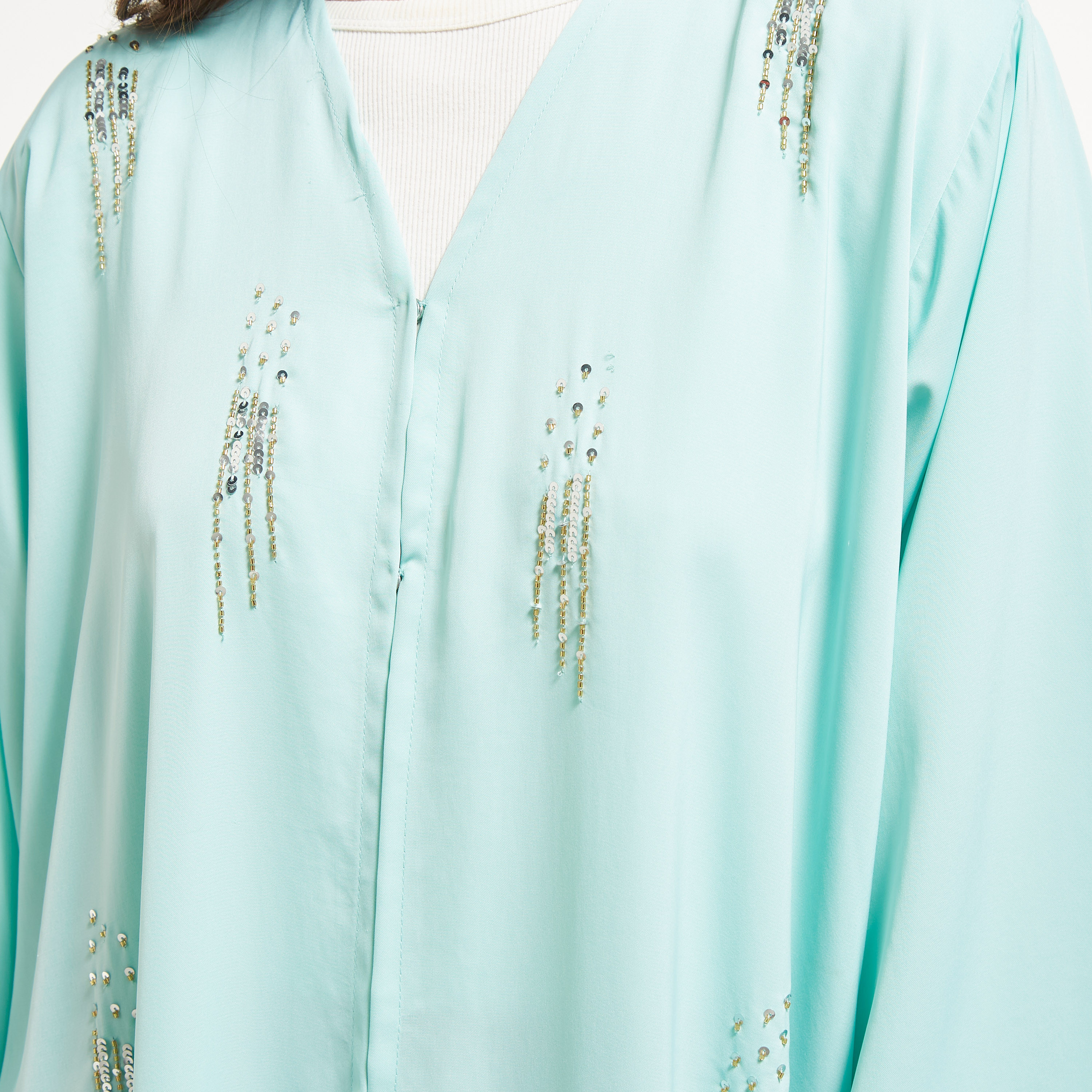 MOiSTREET Embellished Abaya with Hijab-women-arabicclothing-abayas-image-3