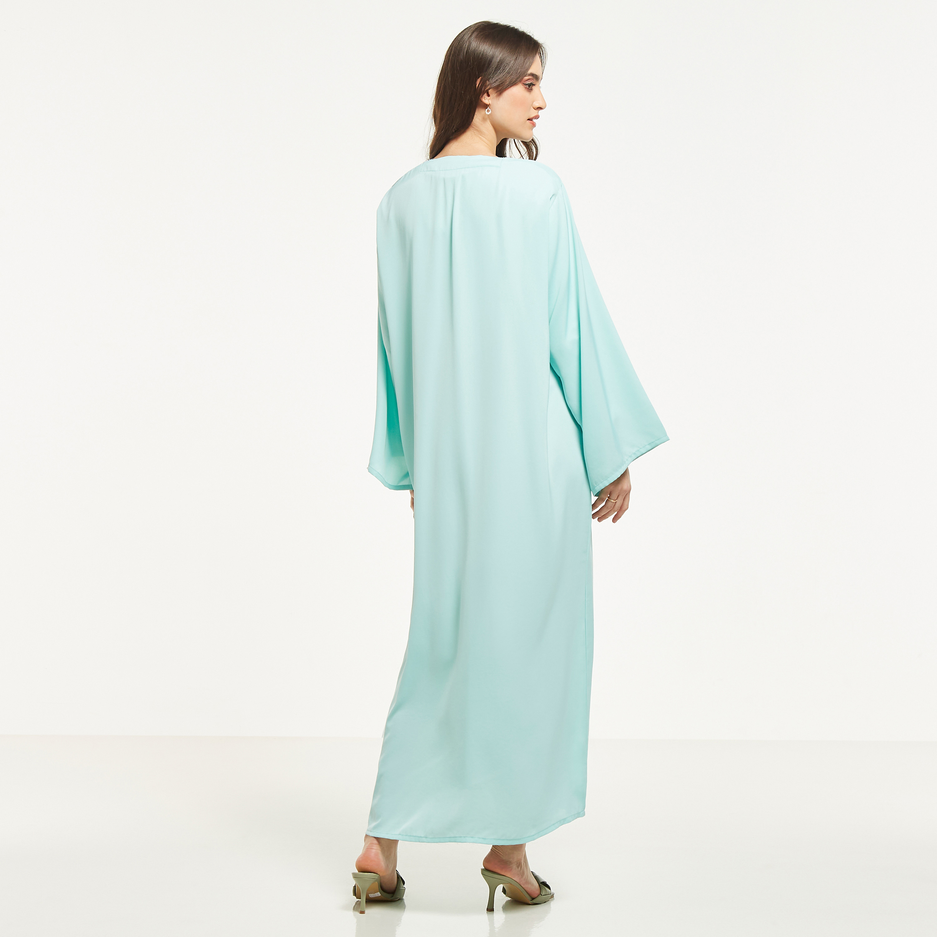MOiSTREET Embellished Abaya with Hijab-women-arabicclothing-abayas-image-5