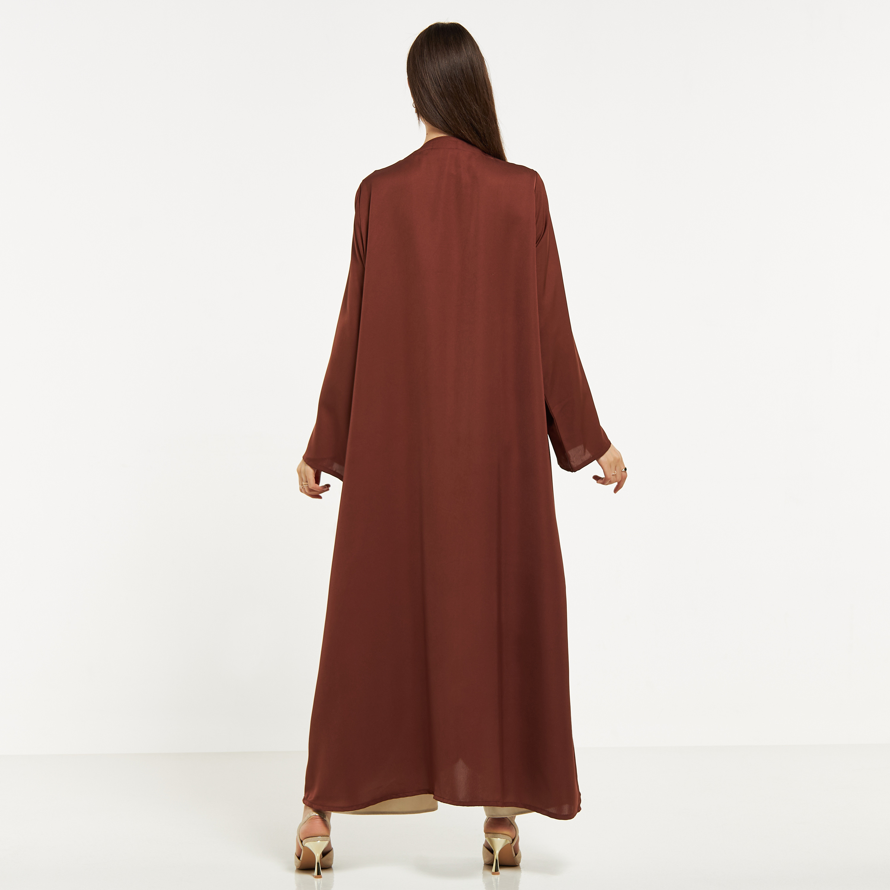 MOiSTREET Embellished Abaya with Hijab-women-arabicclothing-abayas-image-5