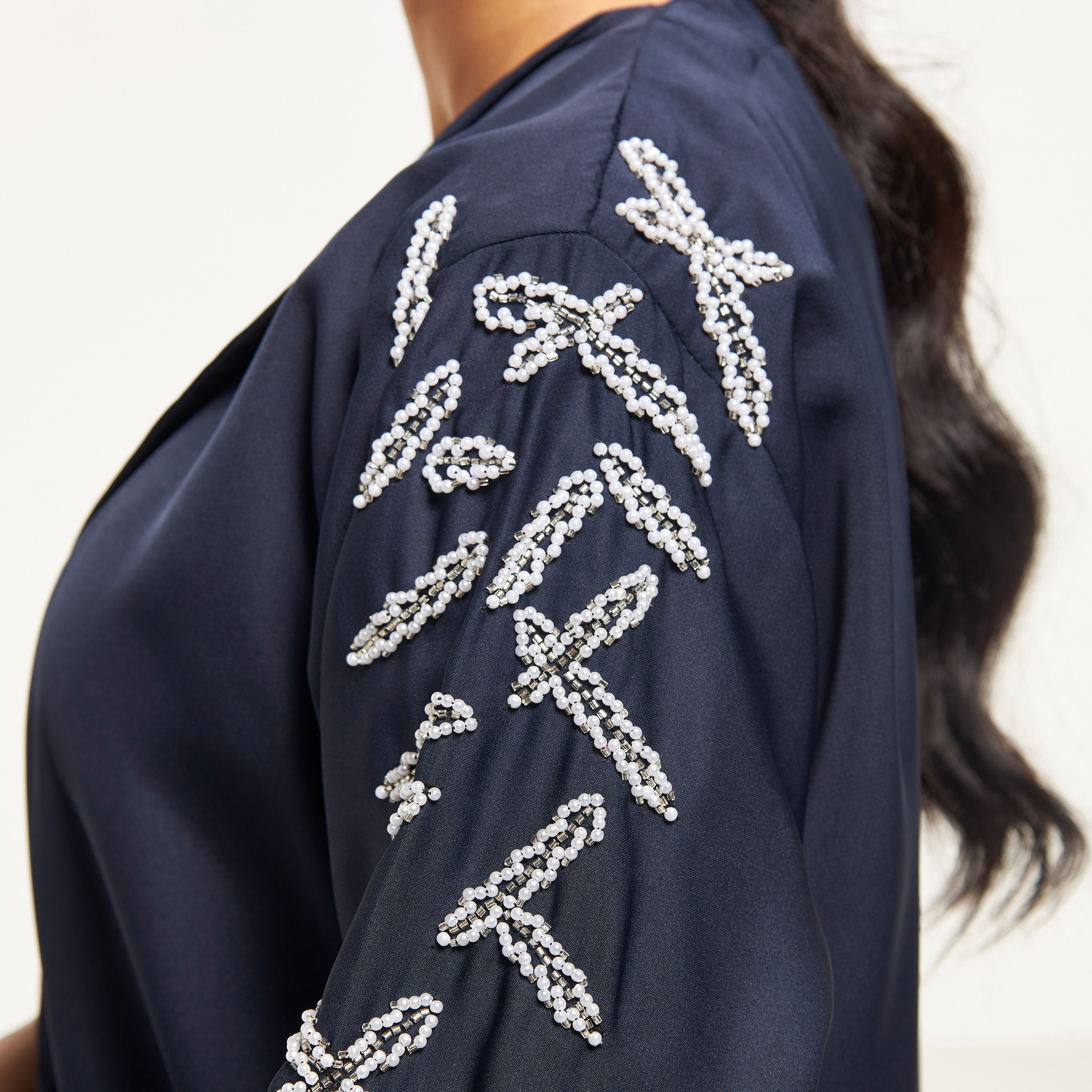 MOiSTREET Embellished Collared Abaya with Hijab-women-arabicclothing-abayas-image-3