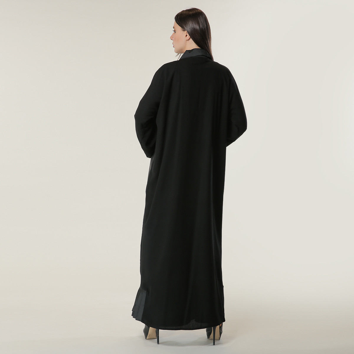 MOiSTREET Embellished Abaya with Pleat Detail-women-arabicclothing-abayas-image-3