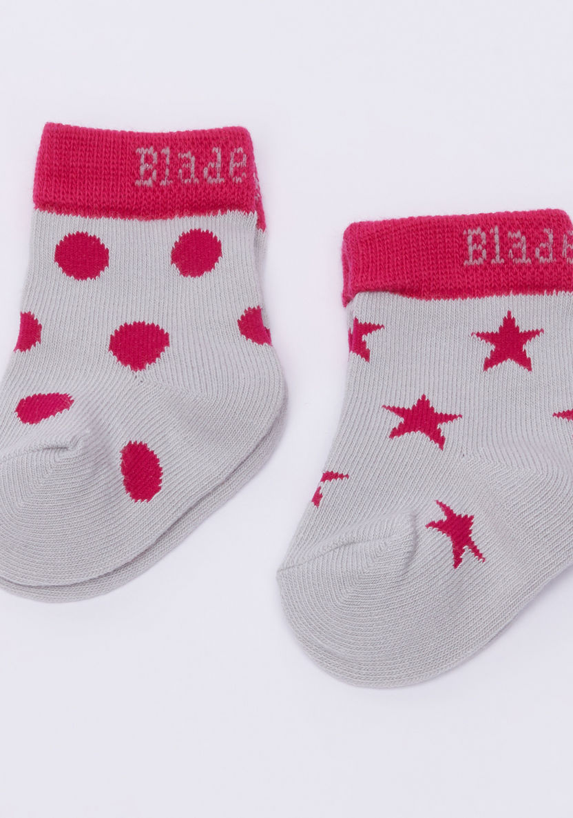 Blade & Rose Printed Socks - Set of 2-Socks-image-0
