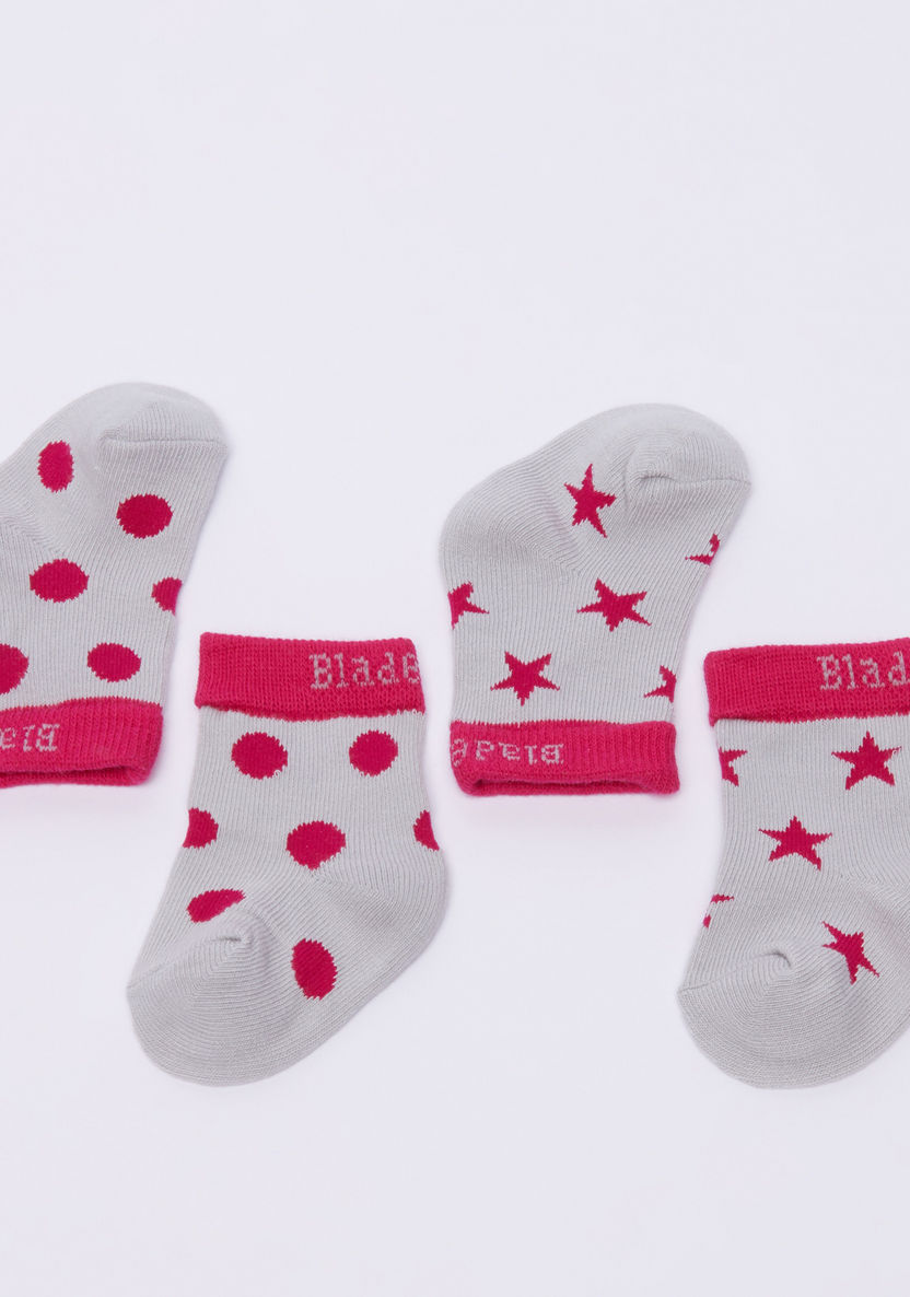 Blade & Rose Printed Socks - Set of 2-Socks-image-1