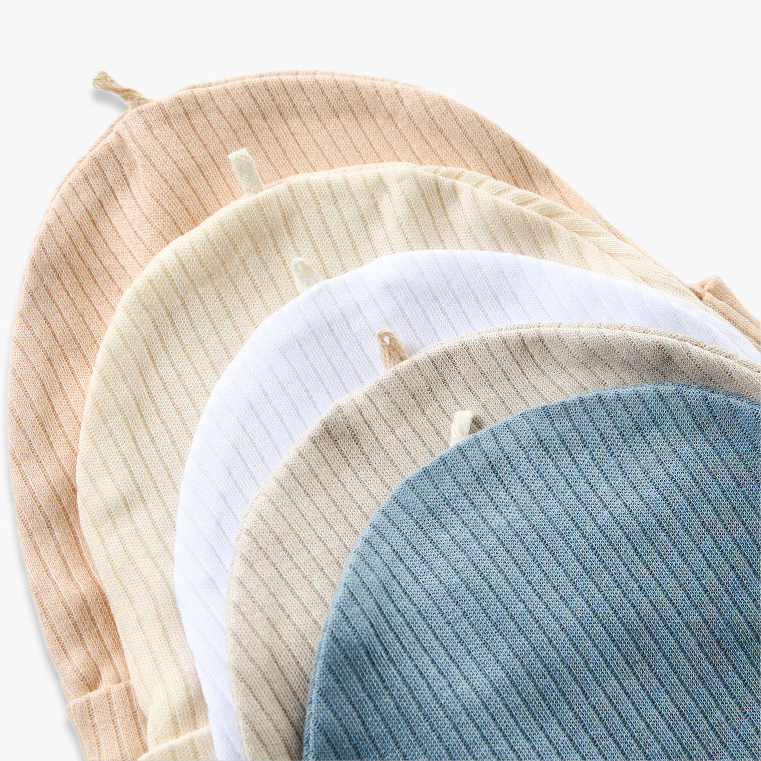 Pack of 5 Juniors Cap with Rolled Hem-baby-boys-accessories-caps-image-8