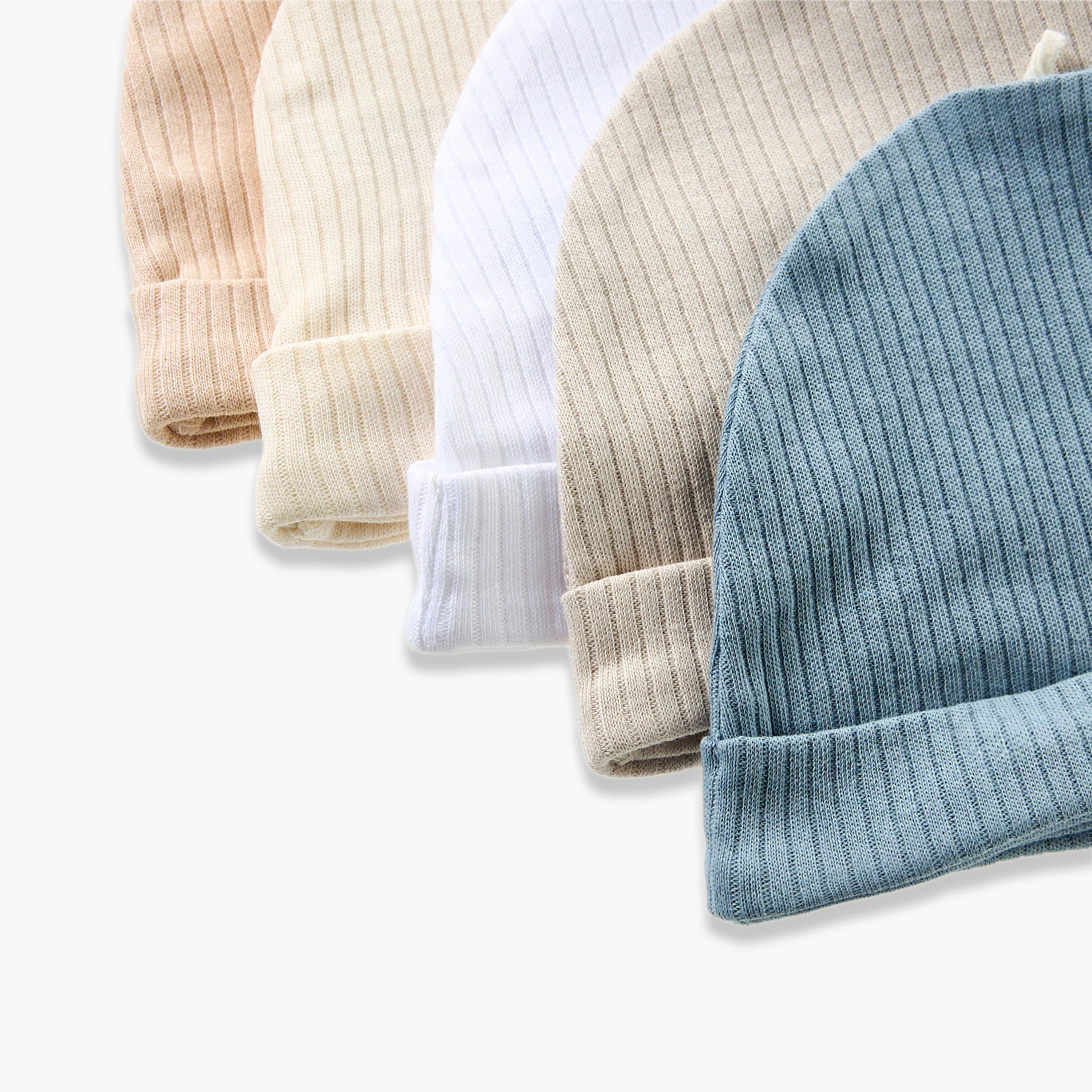 Pack of 5 Juniors Cap with Rolled Hem-baby-boys-accessories-caps-image-9
