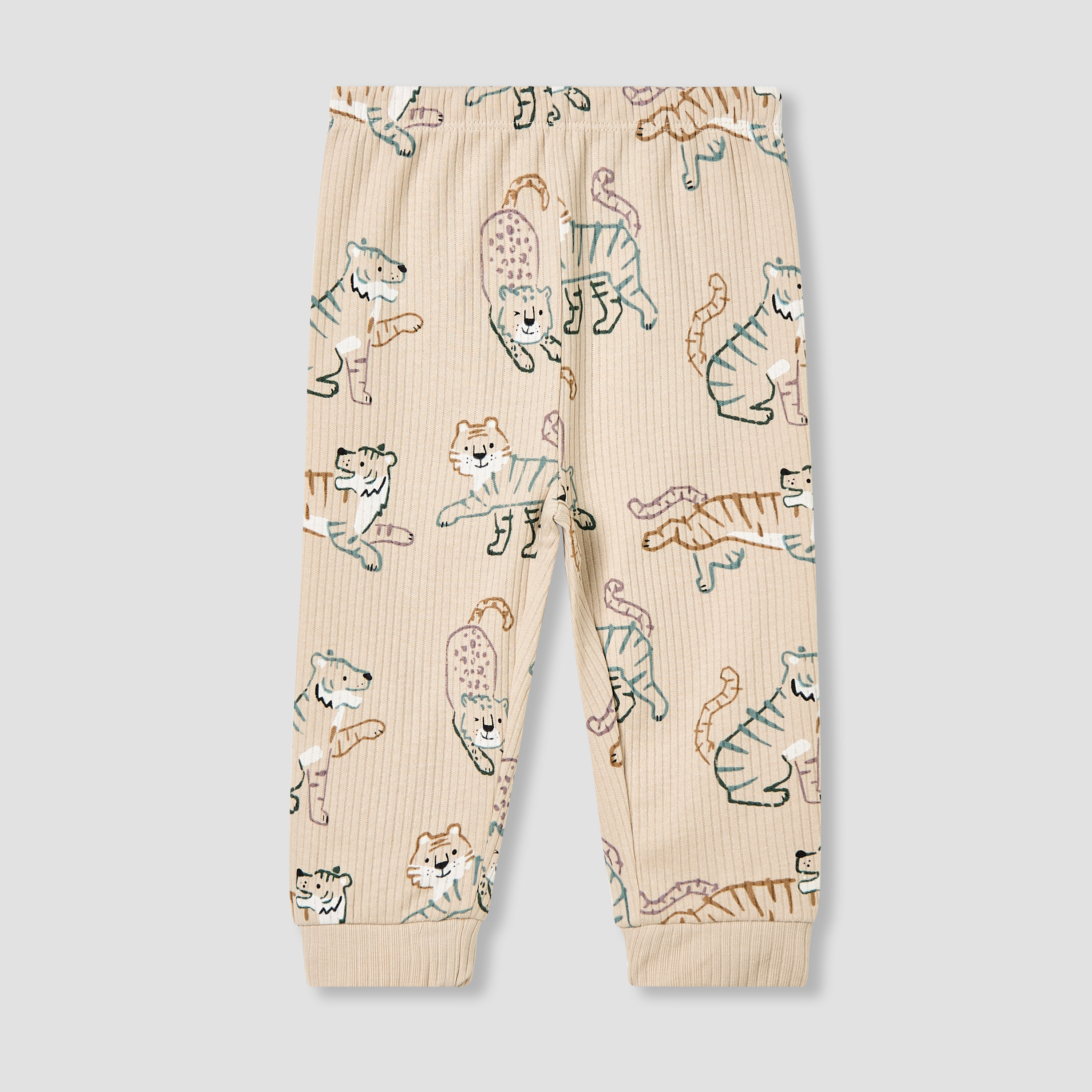 Juniors Pyjama Set with Safari Print - Cotton - Long Sleeves - Henley Neck-baby-boys-clothing-nightwear-pyjamasets-image-3