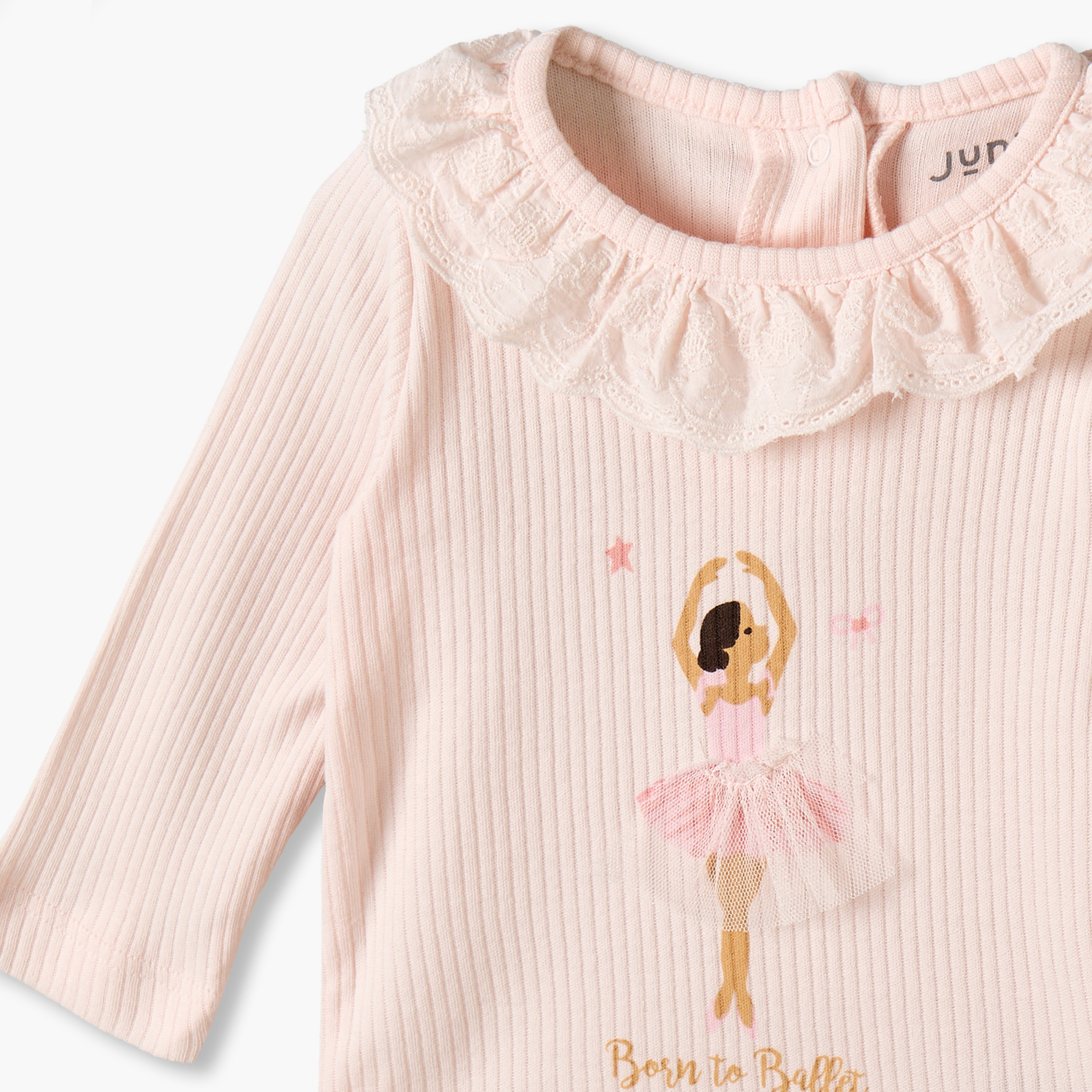 طقم بيجاما قطن بياقة ضيقة وأكمام طويلة وطبعات متنوعة من جونيورز - عبوة من 3 قطع-baby-girls-clothing-nightwear-pyjamasets-image-10