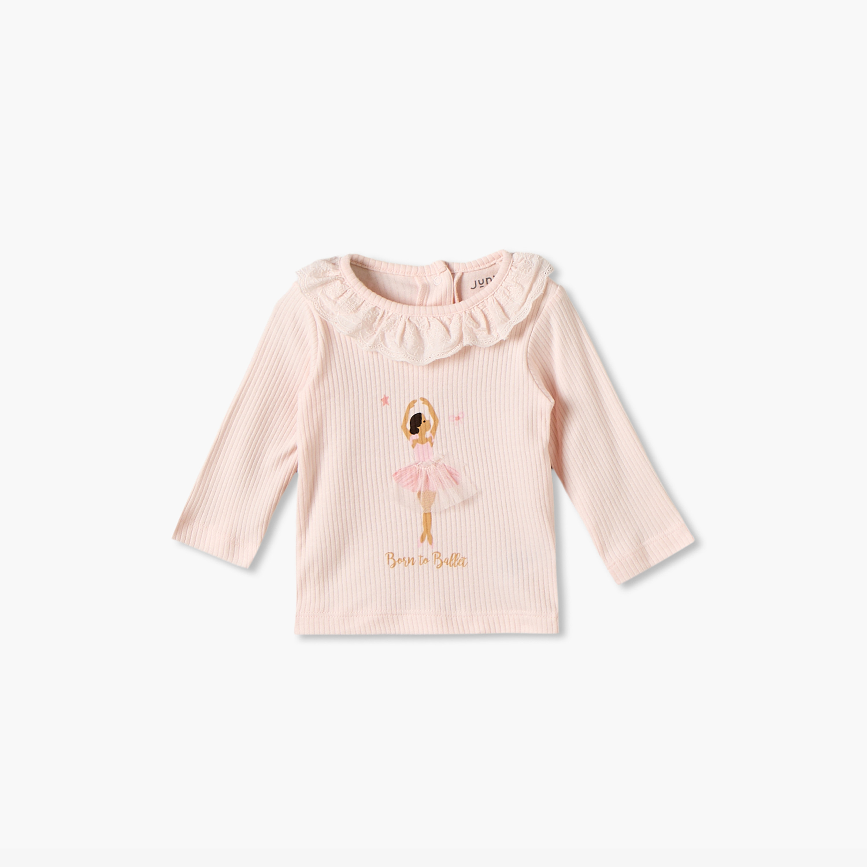 طقم بيجاما قطن بياقة ضيقة وأكمام طويلة وطبعات متنوعة من جونيورز - عبوة من 3 قطع-baby-girls-clothing-nightwear-pyjamasets-image-2