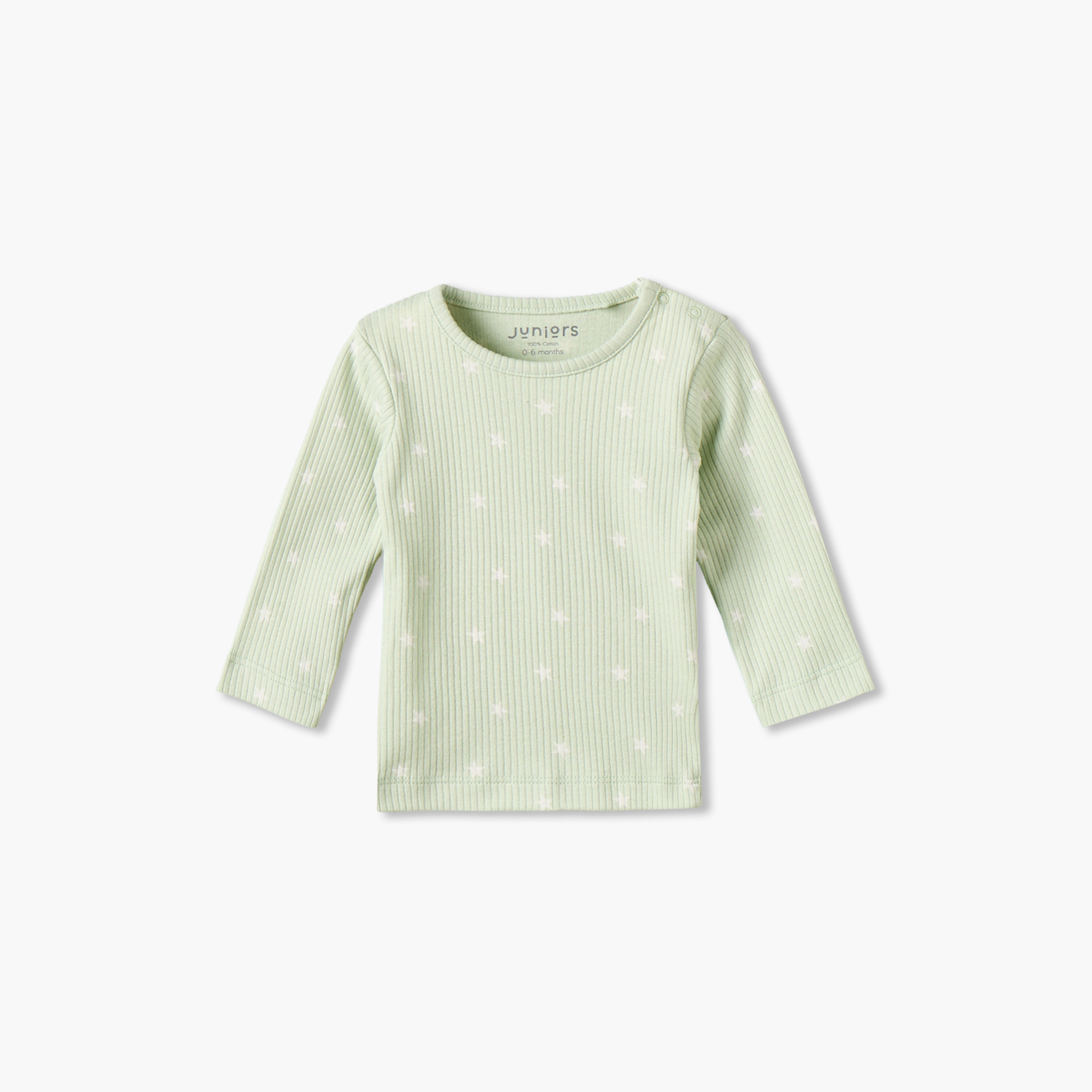طقم بيجاما قطن بياقة ضيقة وأكمام طويلة وطبعات متنوعة من جونيورز - عبوة من 3 قطع-baby-girls-clothing-nightwear-pyjamasets-image-6