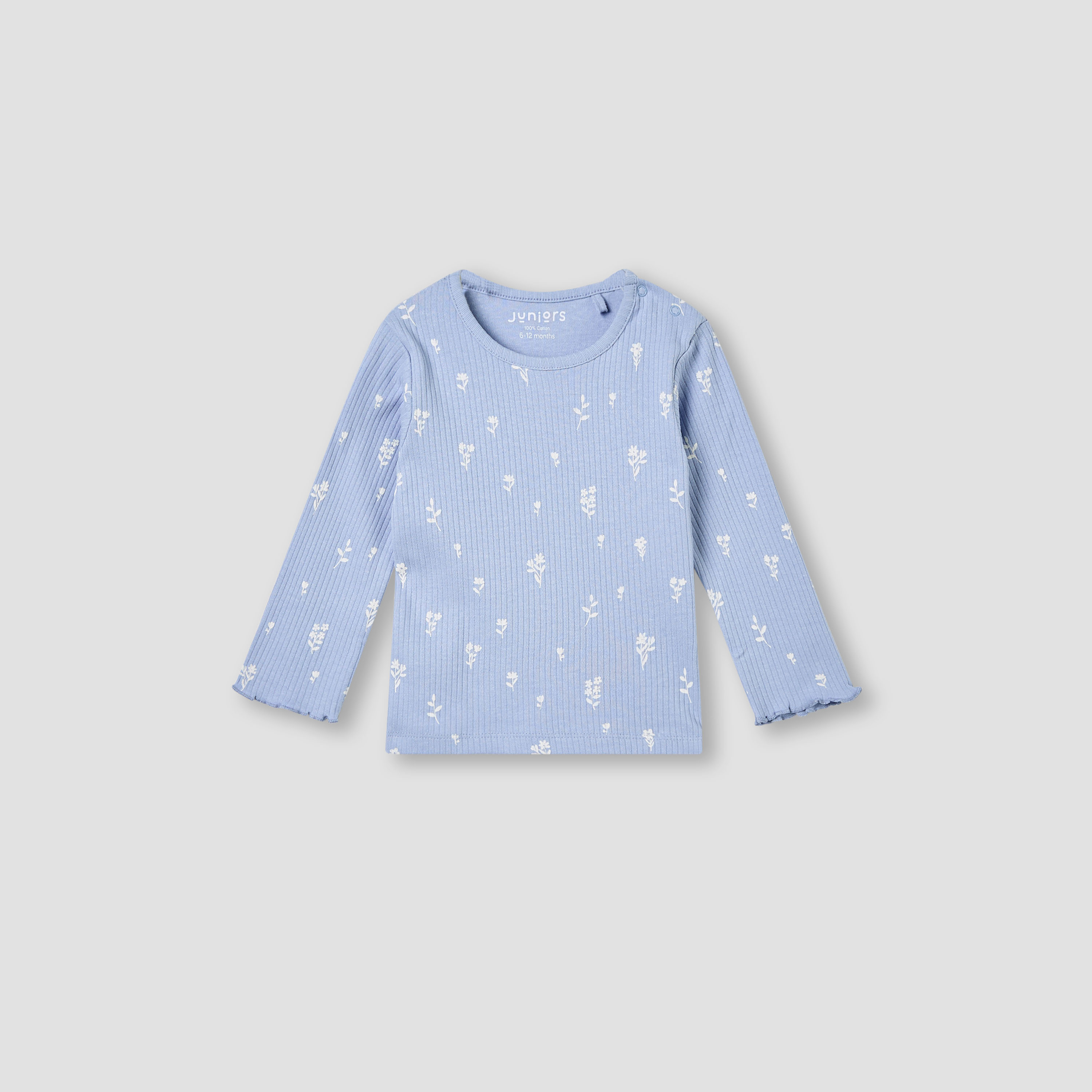 Juniors Pyjama Set with Floral Print - Cotton - Long Sleeves - Round Neck-promo_babyshop_Buy3for99_UAE130126-image-2