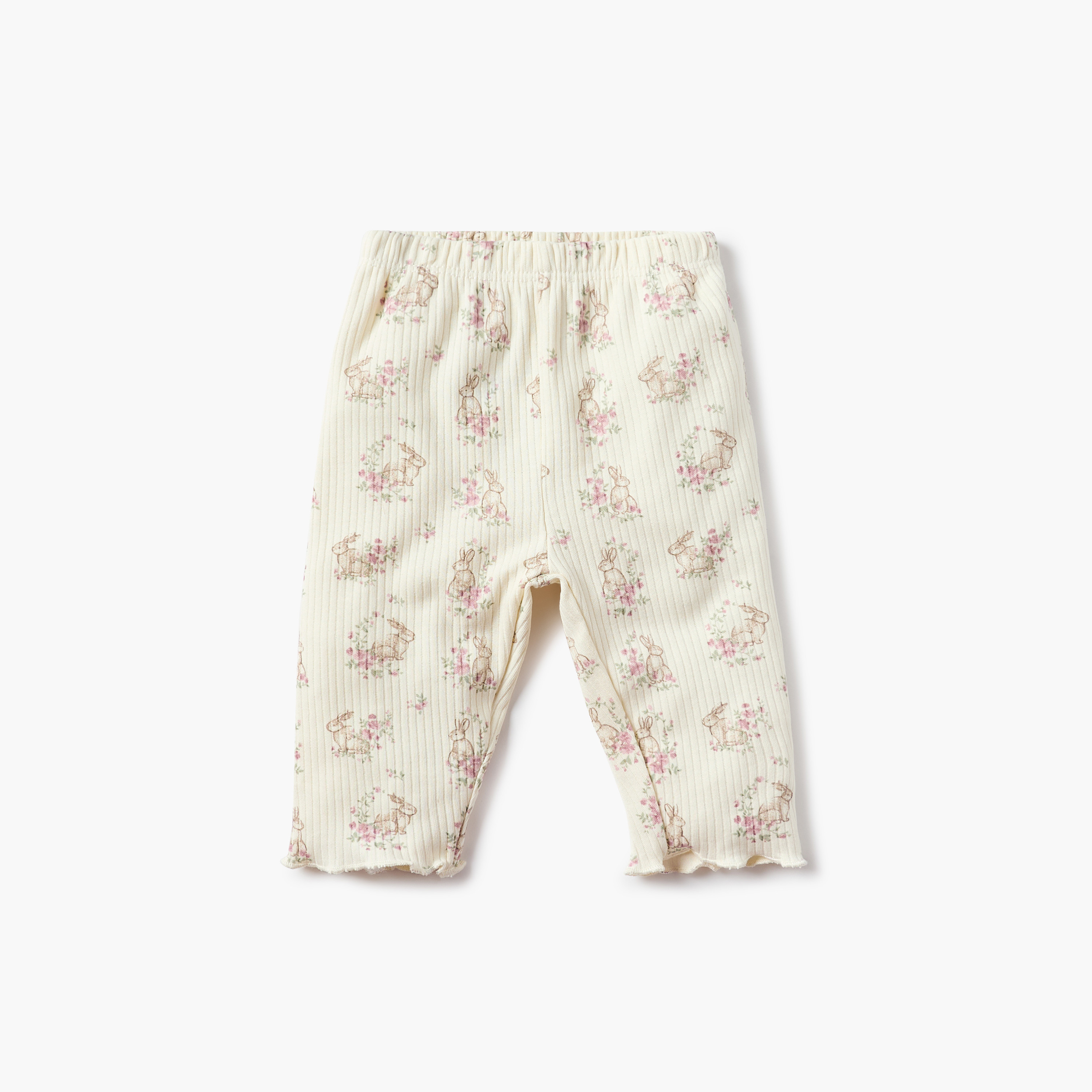 طقم تيشيرت بأكمام طويلة وبنطلون بيجاما بخصر مطاطي وطبعات من جونيورز-baby-girls-clothing-nightwear-pyjamasets-image-3