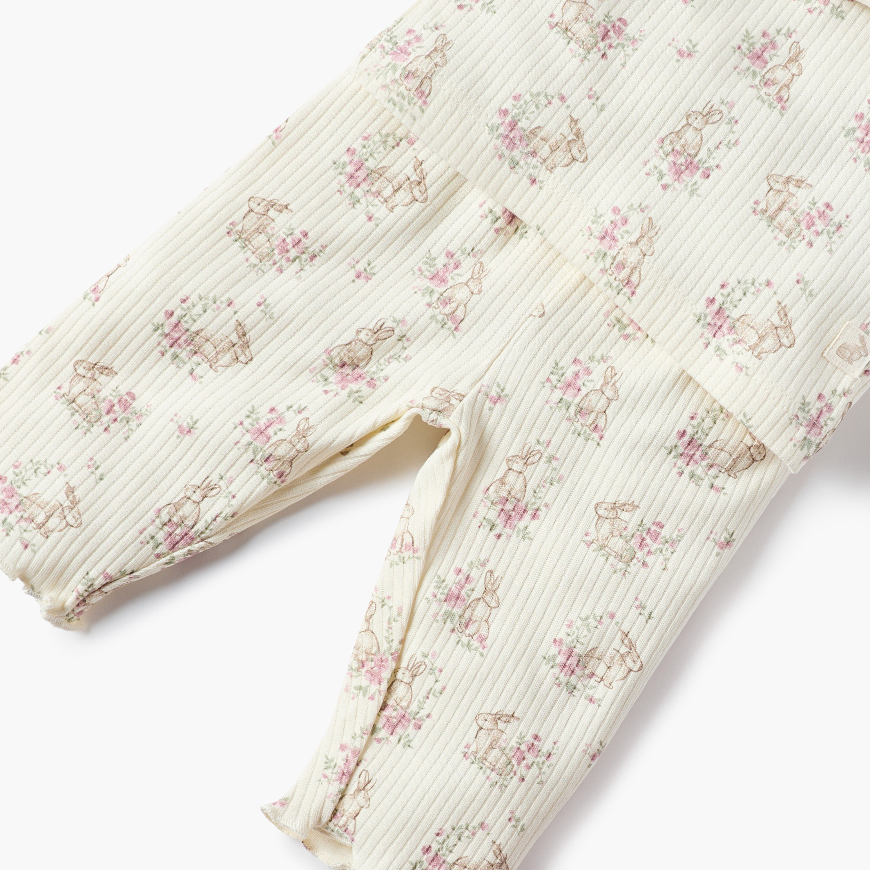 طقم تيشيرت بأكمام طويلة وبنطلون بيجاما بخصر مطاطي وطبعات من جونيورز-baby-girls-clothing-nightwear-pyjamasets-image-5