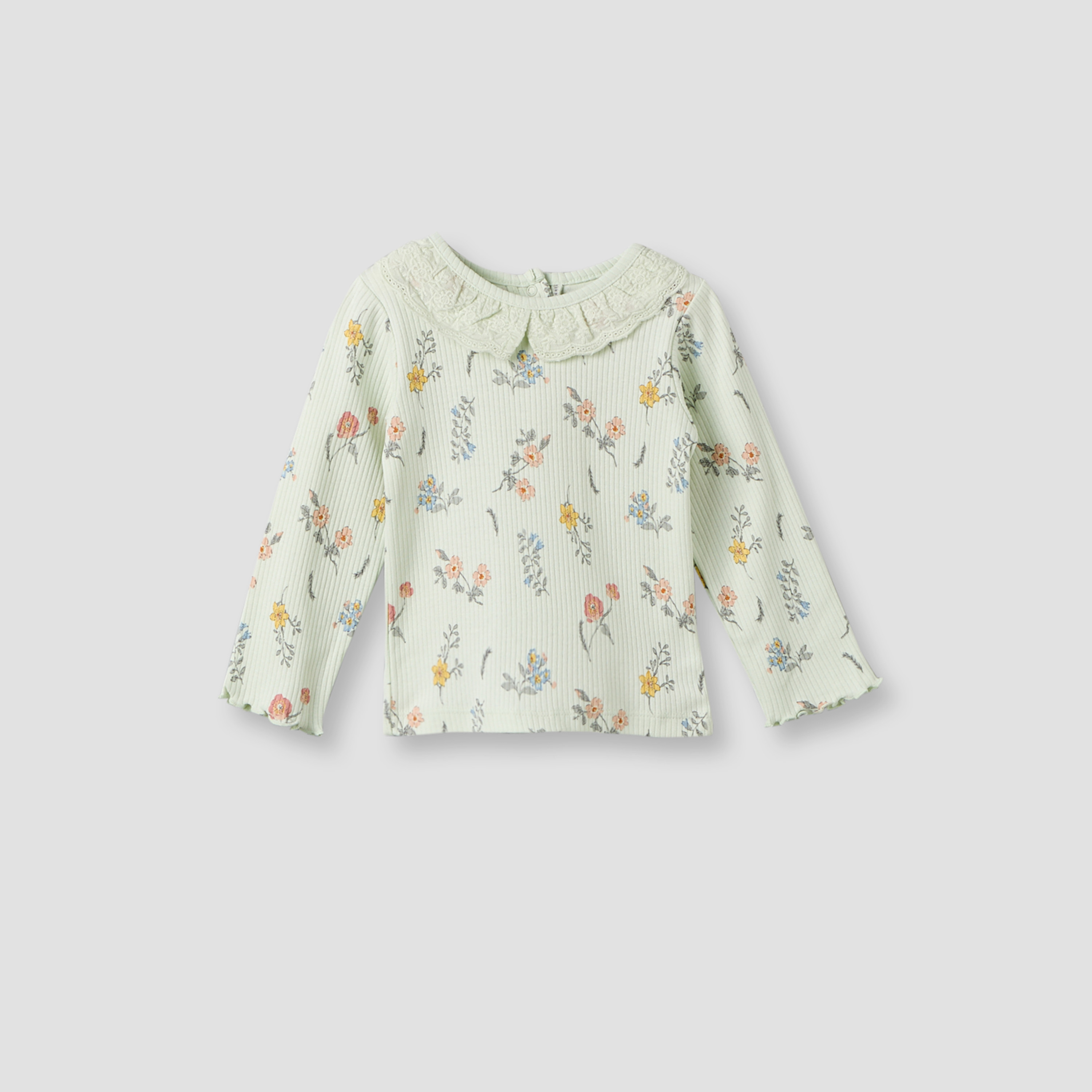 Pack of 3 Juniors Cotton Crew Neck Long Sleeves Pyjama Set with Floral Prints-baby-girls-clothing-nightwear-pyjamasets-image-5