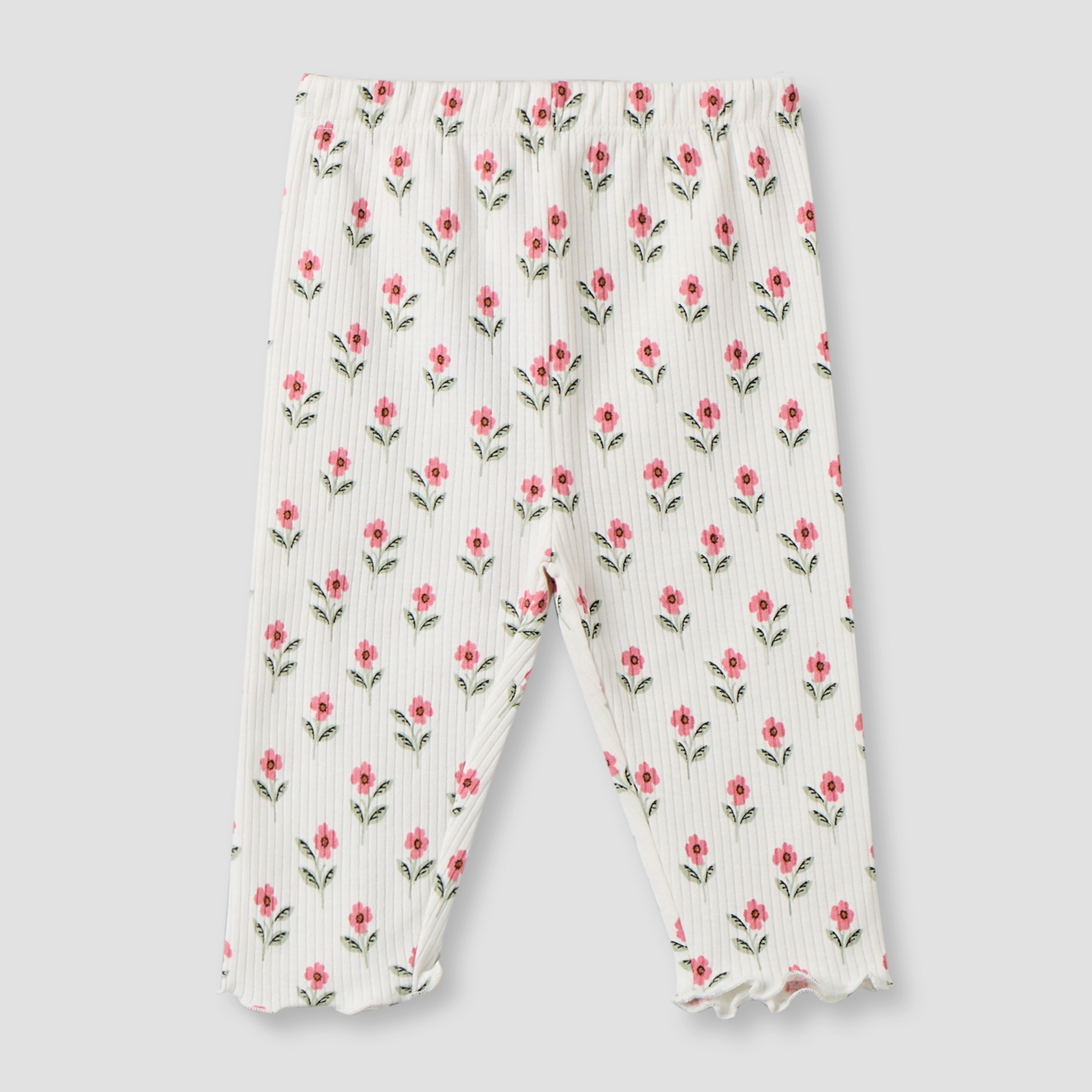 Pack of 3 Juniors Cotton Crew Neck Long Sleeves Pyjama Set with Floral Prints-baby-girls-clothing-nightwear-pyjamasets-image-9