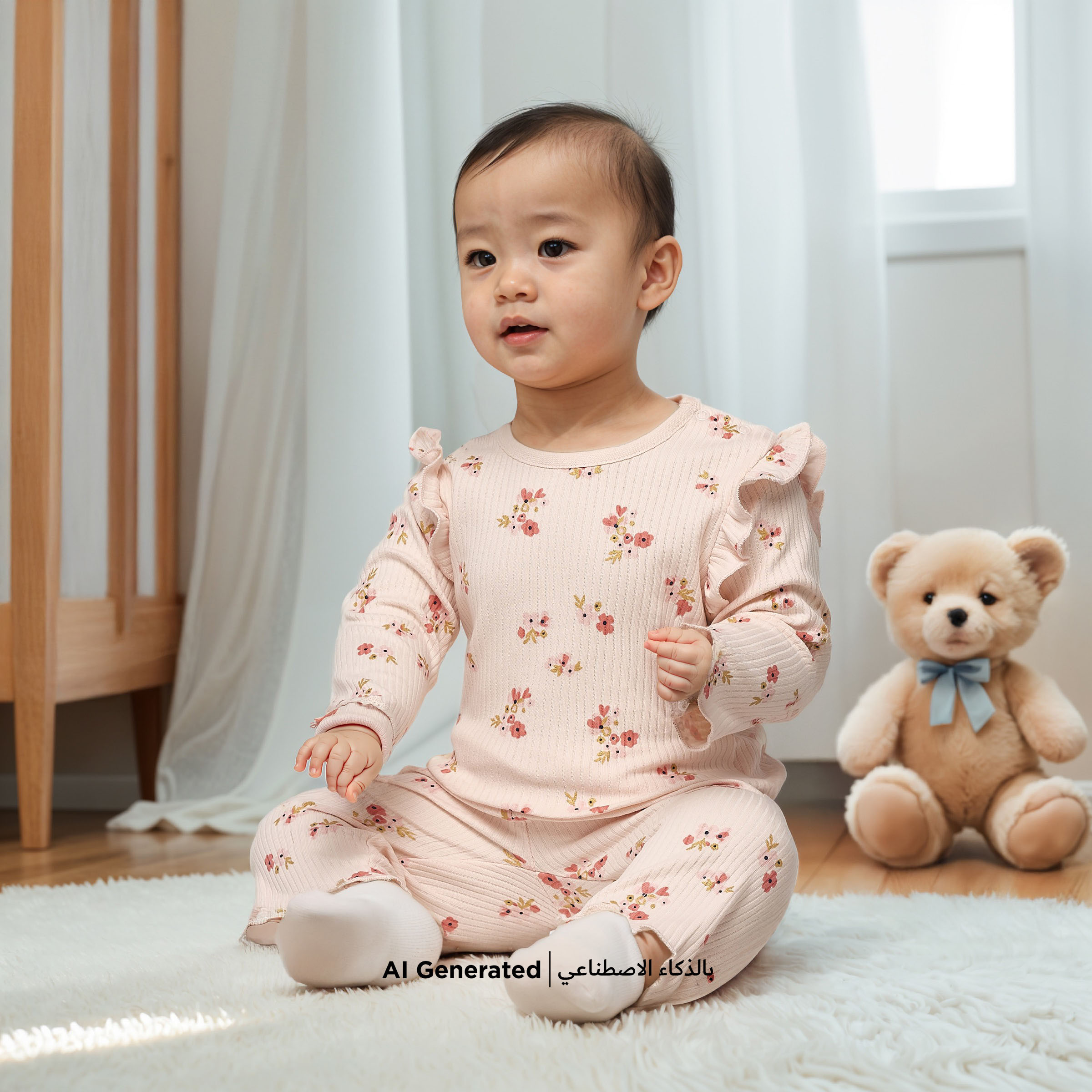 طقم تيشيرت بأكمام طويلة وبنطلون بيجاما بخصر مطاطي وطبعات من جونيورز-promo_babyshop_Buy3for89_KWT130126-image-6