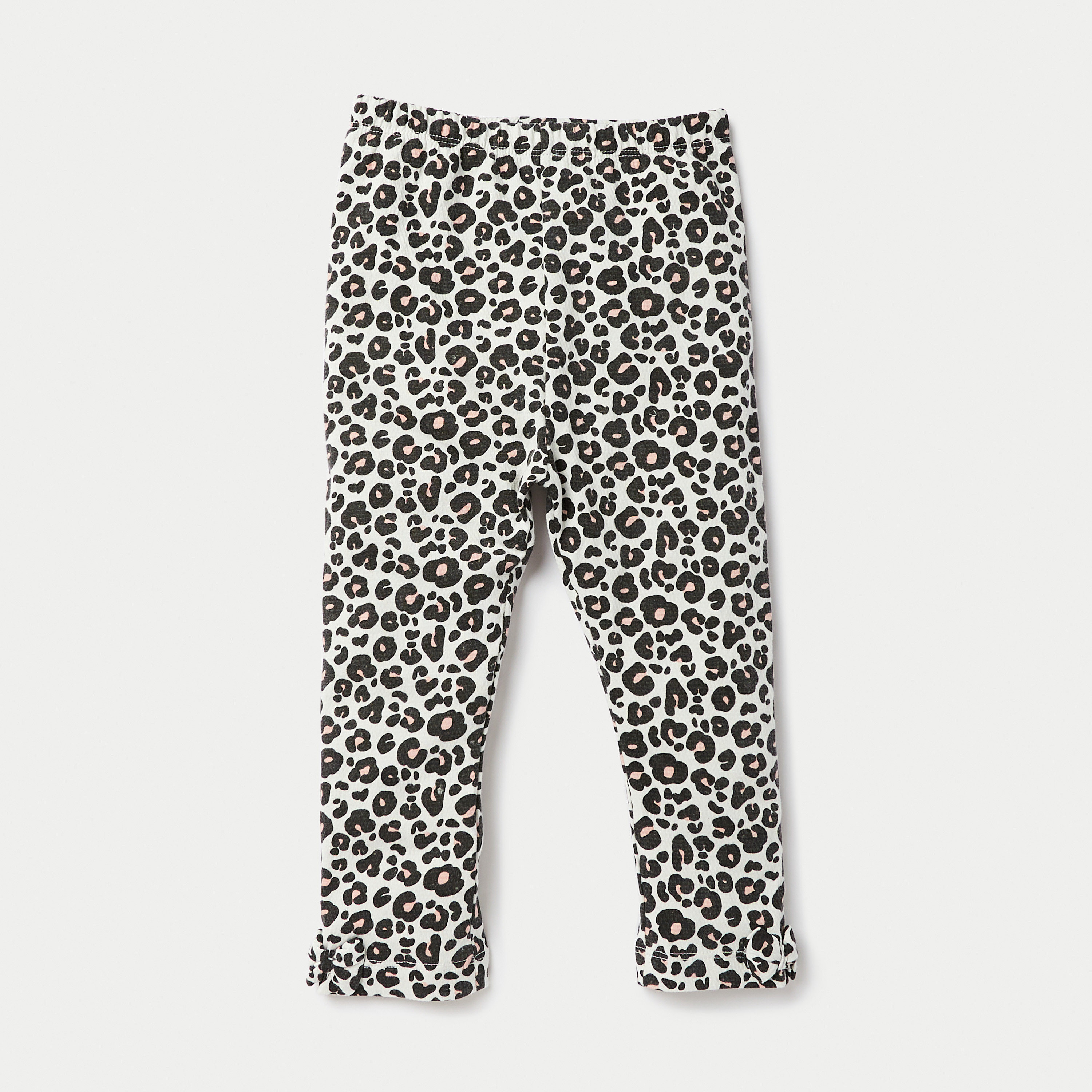 Juniors Bear Print Long Sleeves T-shirt and Pyjama Set-baby-girls-clothing-nightwear-pyjamasets-image-3