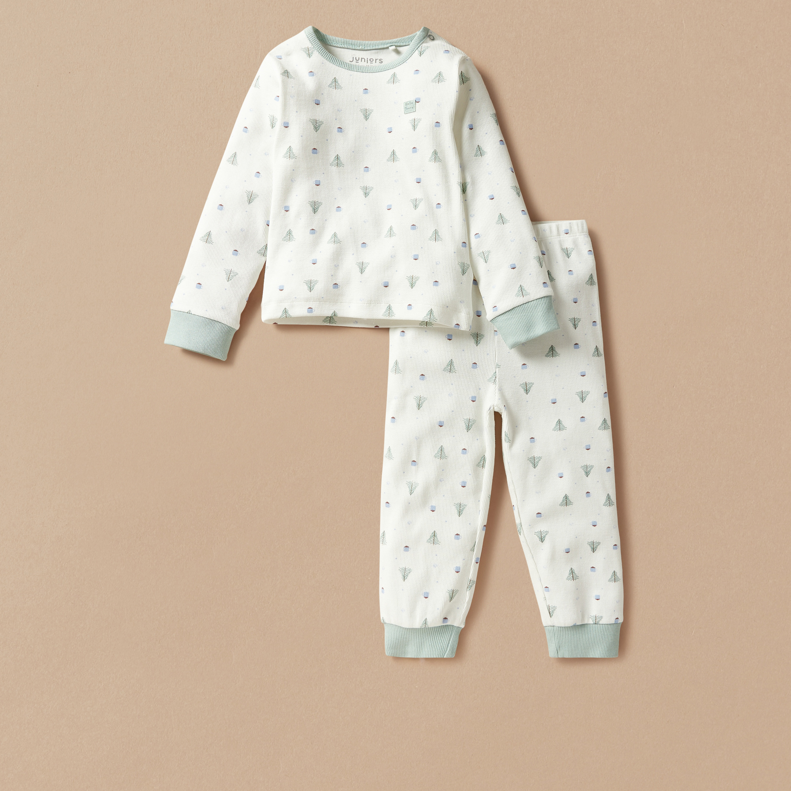 Juniors All-Over Print T-shirt and Pyjama Set-baby-boys-clothing-nightwear-pyjamasets-image-1