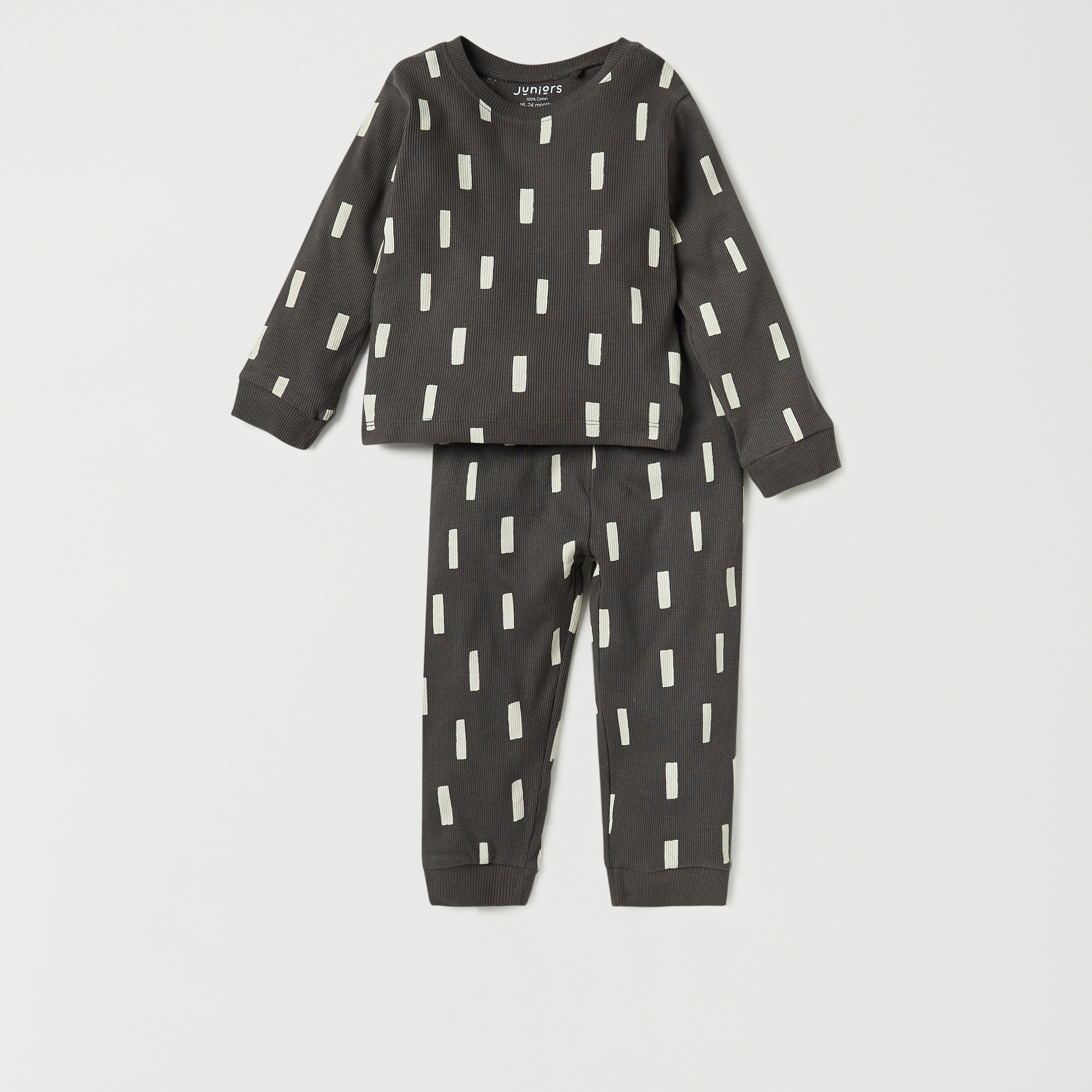 بنطلونات بيجاما وتيشيرتات بطبعات من جونيورز - مجموعة من 3 أطقم-baby-boys-clothing-nightwear-pyjamasets-image-2