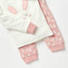 Juniors Bunny Print Long Sleeves T-shirt and Pyjama Set-Pyjama Sets-thumbnail-4