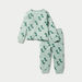 Juniors Animal Print Long Sleeves T-shirt and Pyjama Set-Pyjama Sets-thumbnailMobile-0