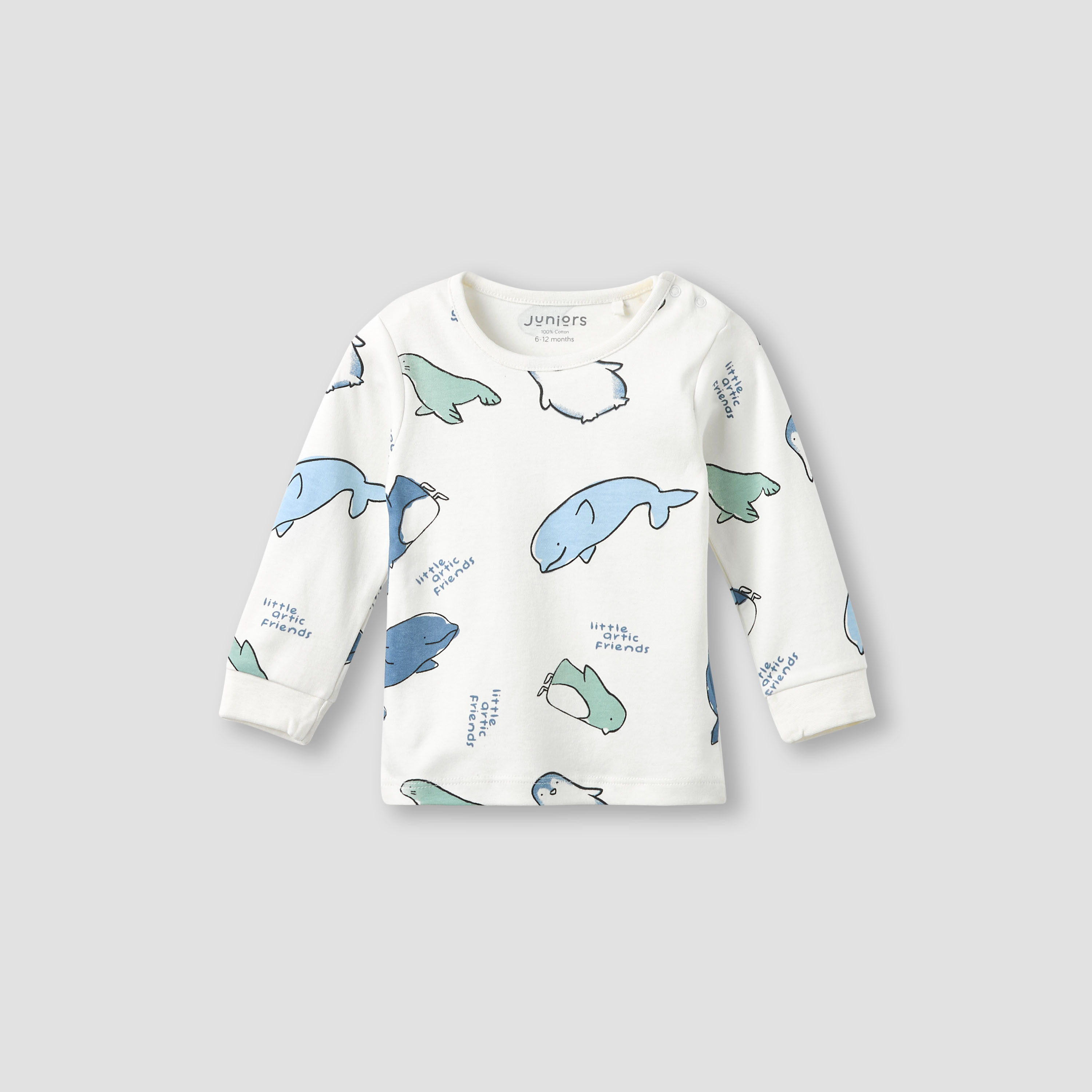 Pack of 3 Juniors Cotton Crew Neck Long Sleeves Pyjama Set with Print-baby-boys-clothing-nightwear-pyjamasets-image-3