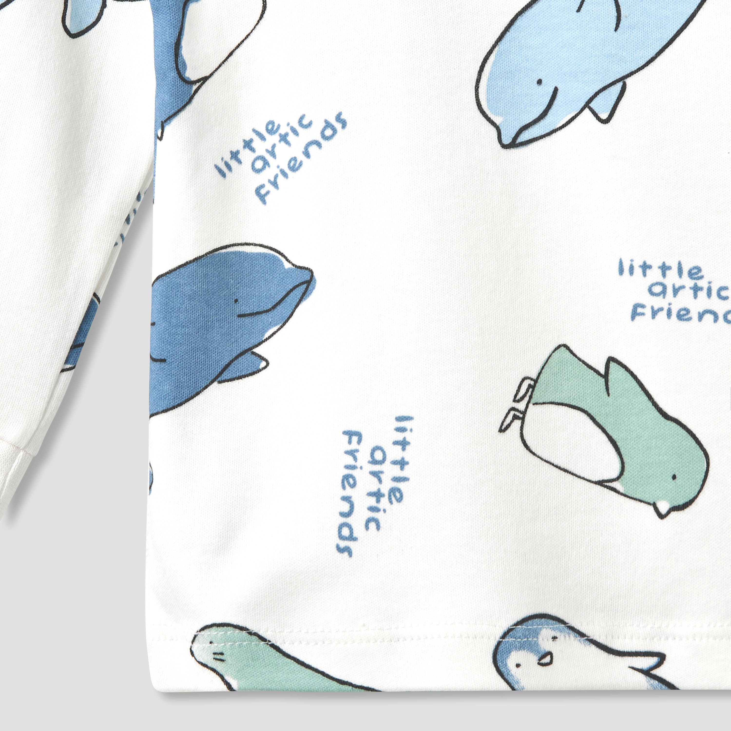 Pack of 3 Juniors Cotton Crew Neck Long Sleeves Pyjama Set with Print-baby-boys-clothing-nightwear-pyjamasets-image-10