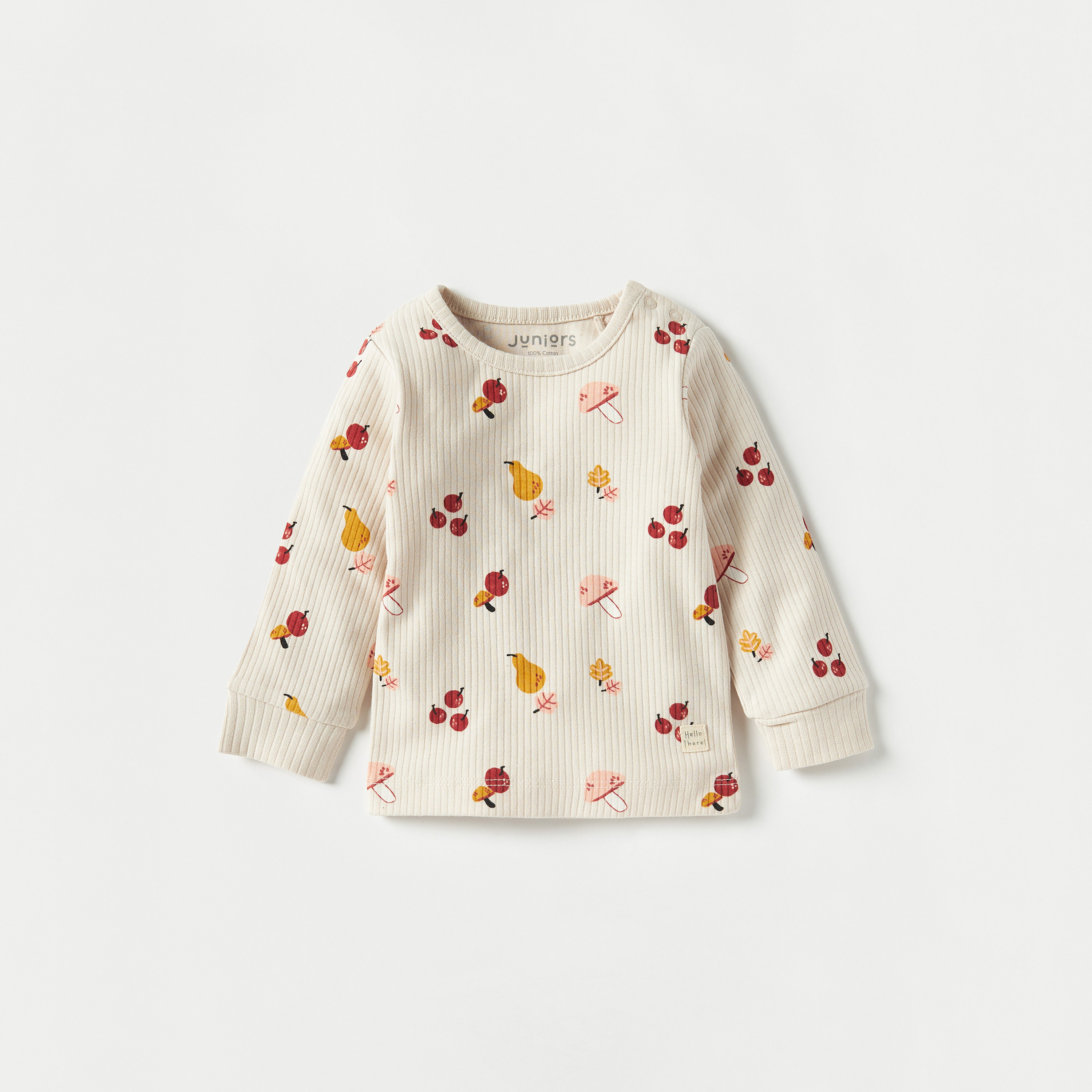 Juniors All-Over Fruit Print T-shirt and Pyjama Set-baby-girls-clothing-nightwear-pyjamasets-image-2