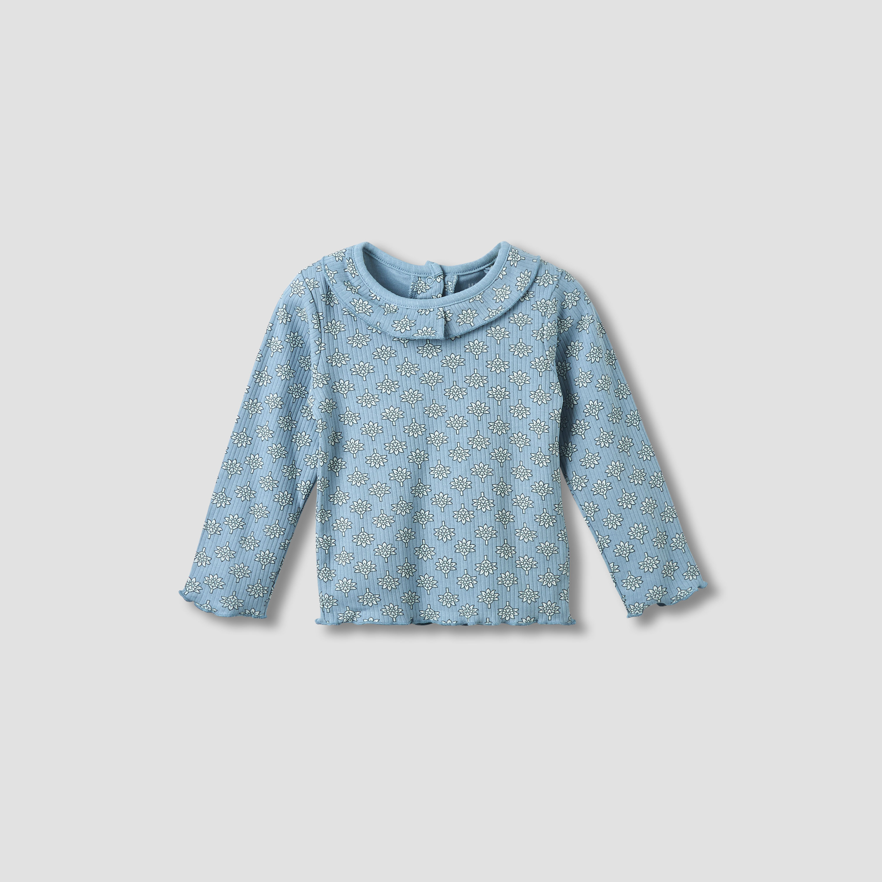Juniors Cotton Crew Neck Long Sleeves Pyjama Set with Floral Print - Pack of 3-baby-girls-clothing-nightwear-pyjamasets-image-3