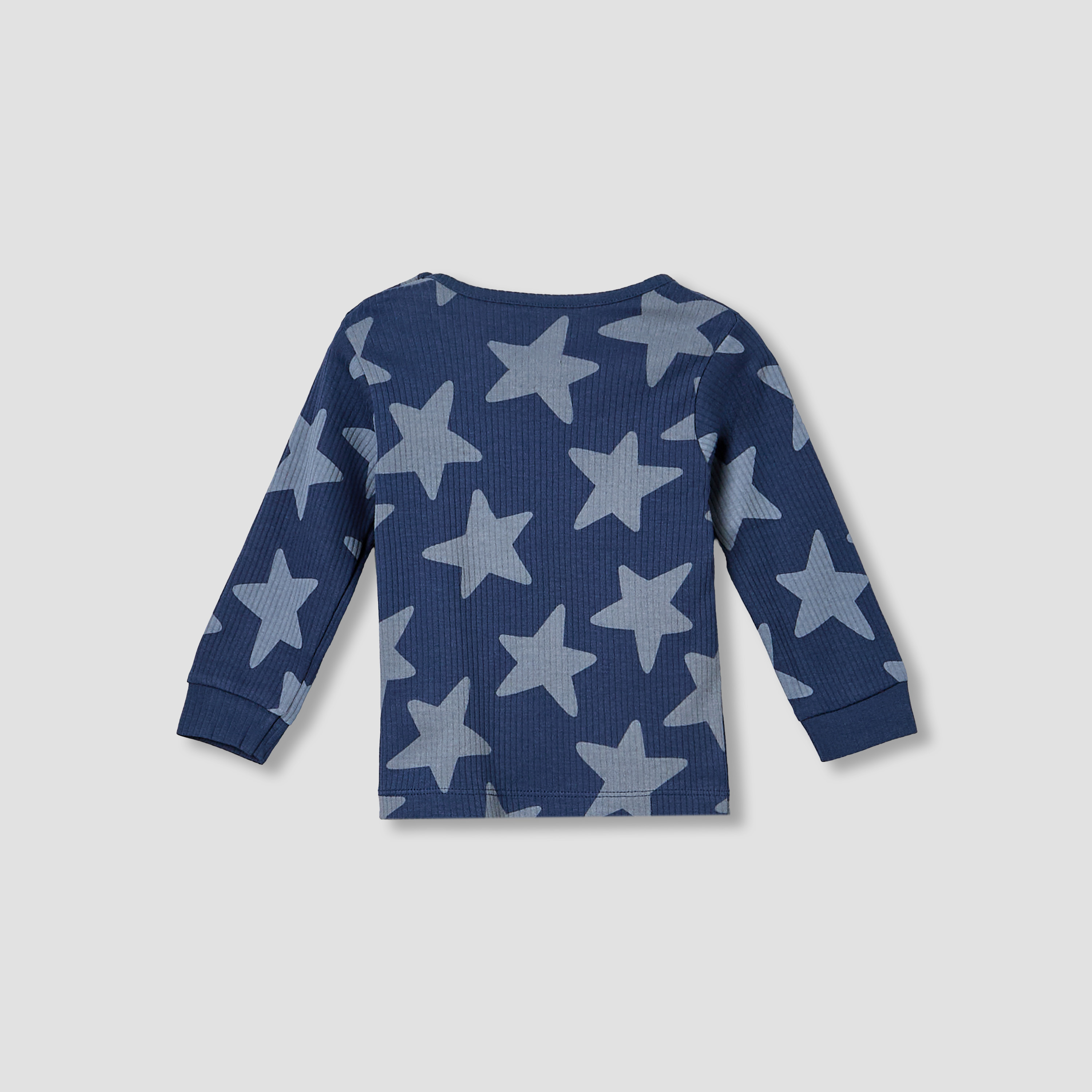 Set of 3 Juniors Cotton Long Sleeves Pyjama Set with Star Print-baby-boys-clothing-nightwear-pyjamasets-image-11