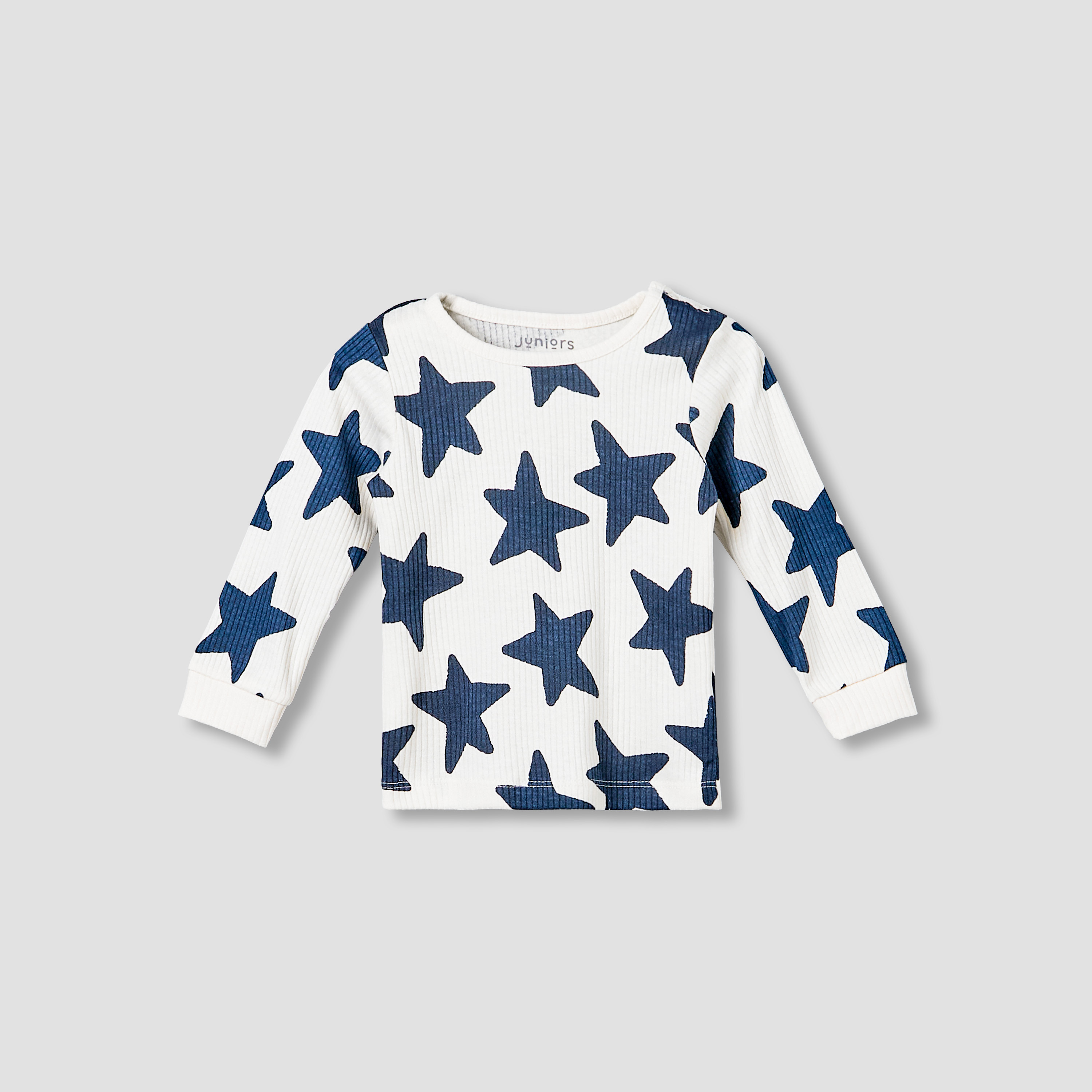 Set of 3 Juniors Cotton Long Sleeves Pyjama Set with Star Print-baby-boys-clothing-nightwear-pyjamasets-image-7