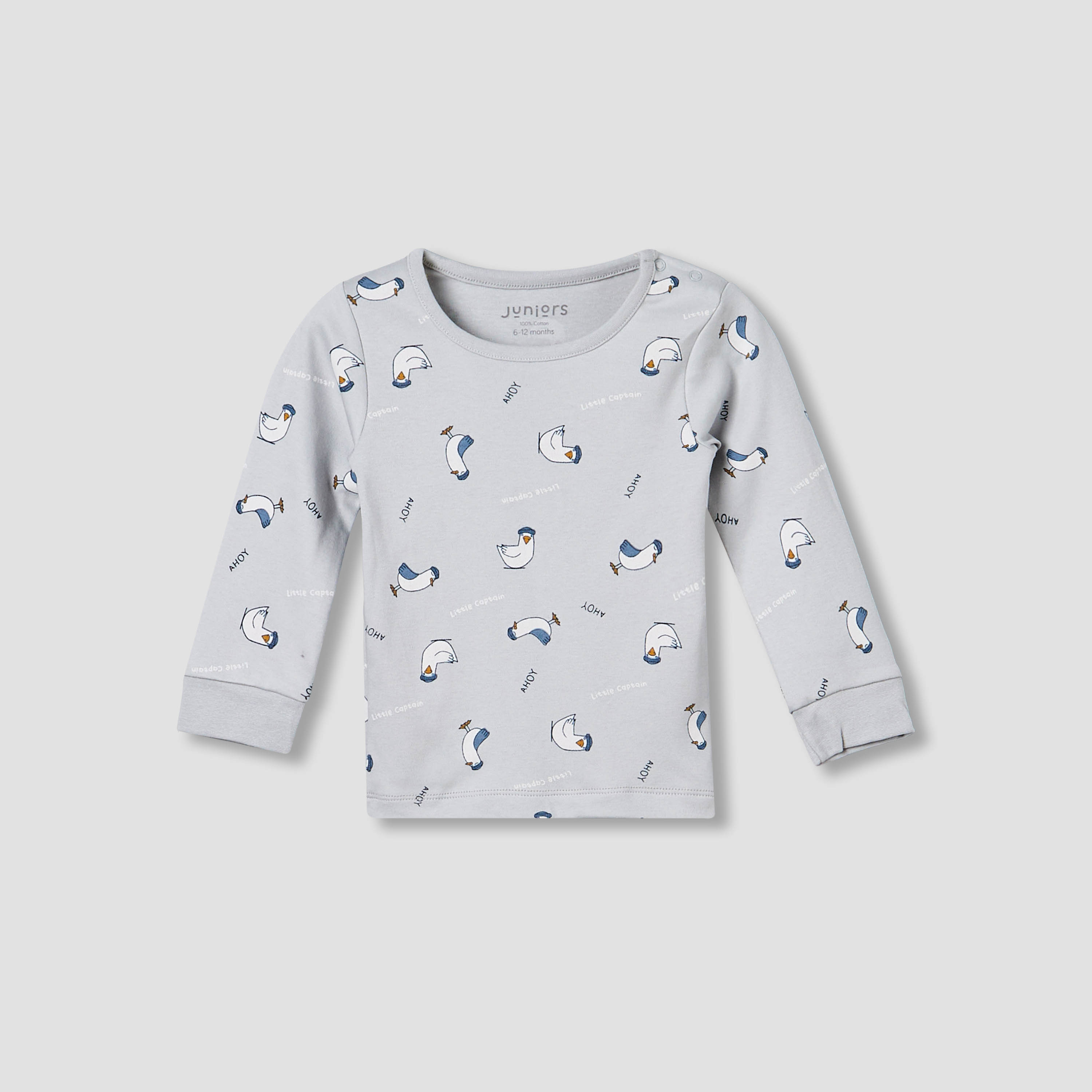 Set of 3 Juniors Cotton Long Sleeves Pyjama Set with Duck Print-baby-boys-clothing-nightwear-pyjamasets-image-6