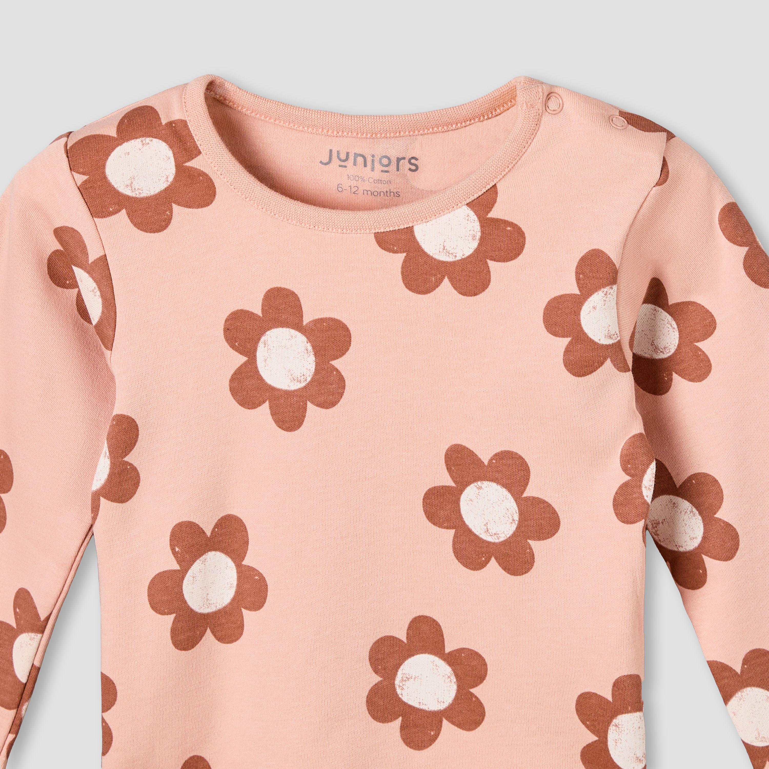 Pack of 3 Juniors Cotton Round Neck Long Sleeves Pyjama Set with Fun Print-baby-girls-clothing-nightwear-pyjamasets-image-15