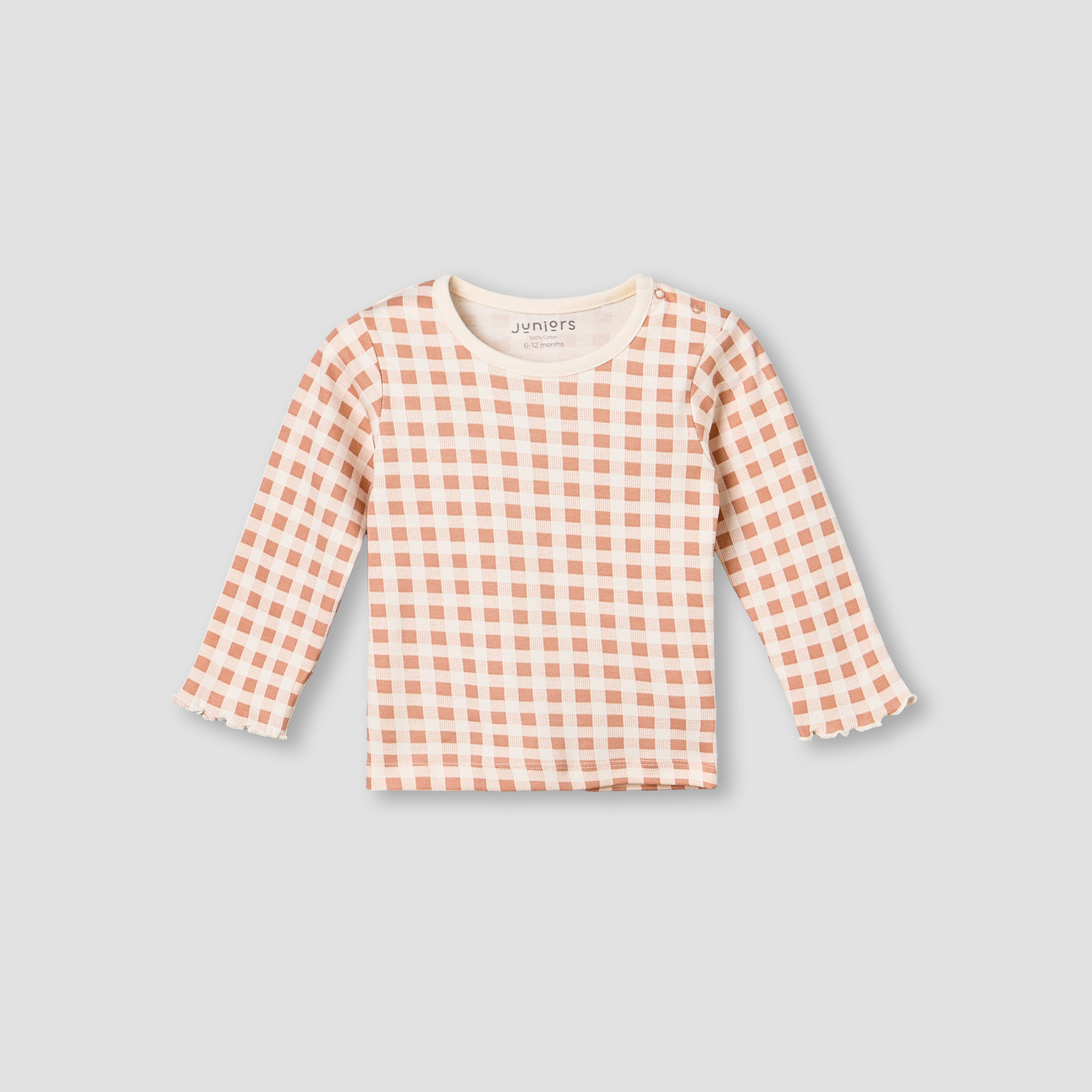 Pack of 3 Juniors Cotton Round Neck Long Sleeves Pyjama Set with Fun Print-baby-girls-clothing-nightwear-pyjamasets-image-7