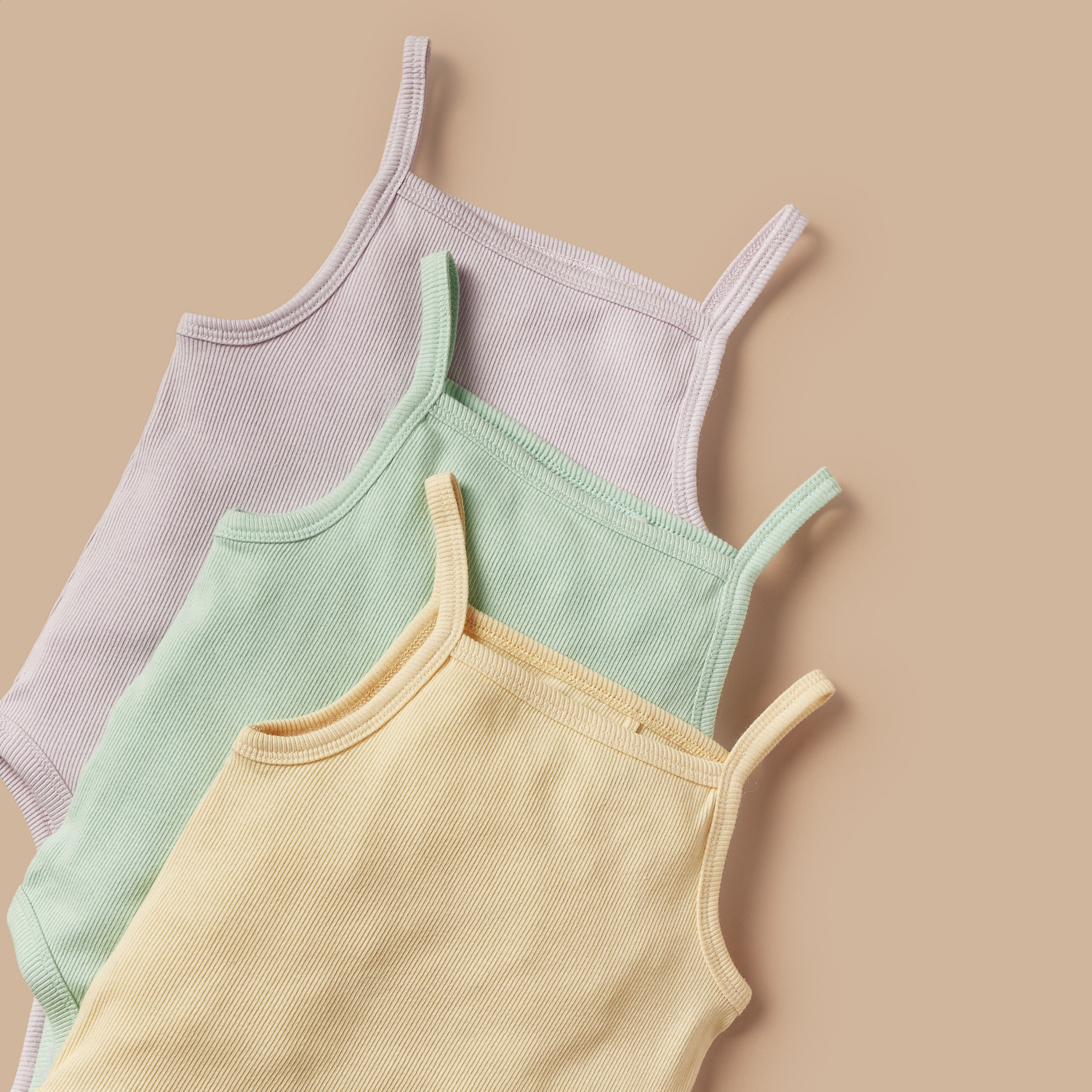 بودي سوت بارز الملمس دون أكمام بأزرار إغلاق كباسة من جونيورز - طقم من 3 قطع-baby-girls-clothing-bodysuits-image-5