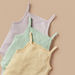Juniors Textured Sleeveless Bodysuit with Snap Button Closure - Set of 3-Bodysuits-thumbnail-4