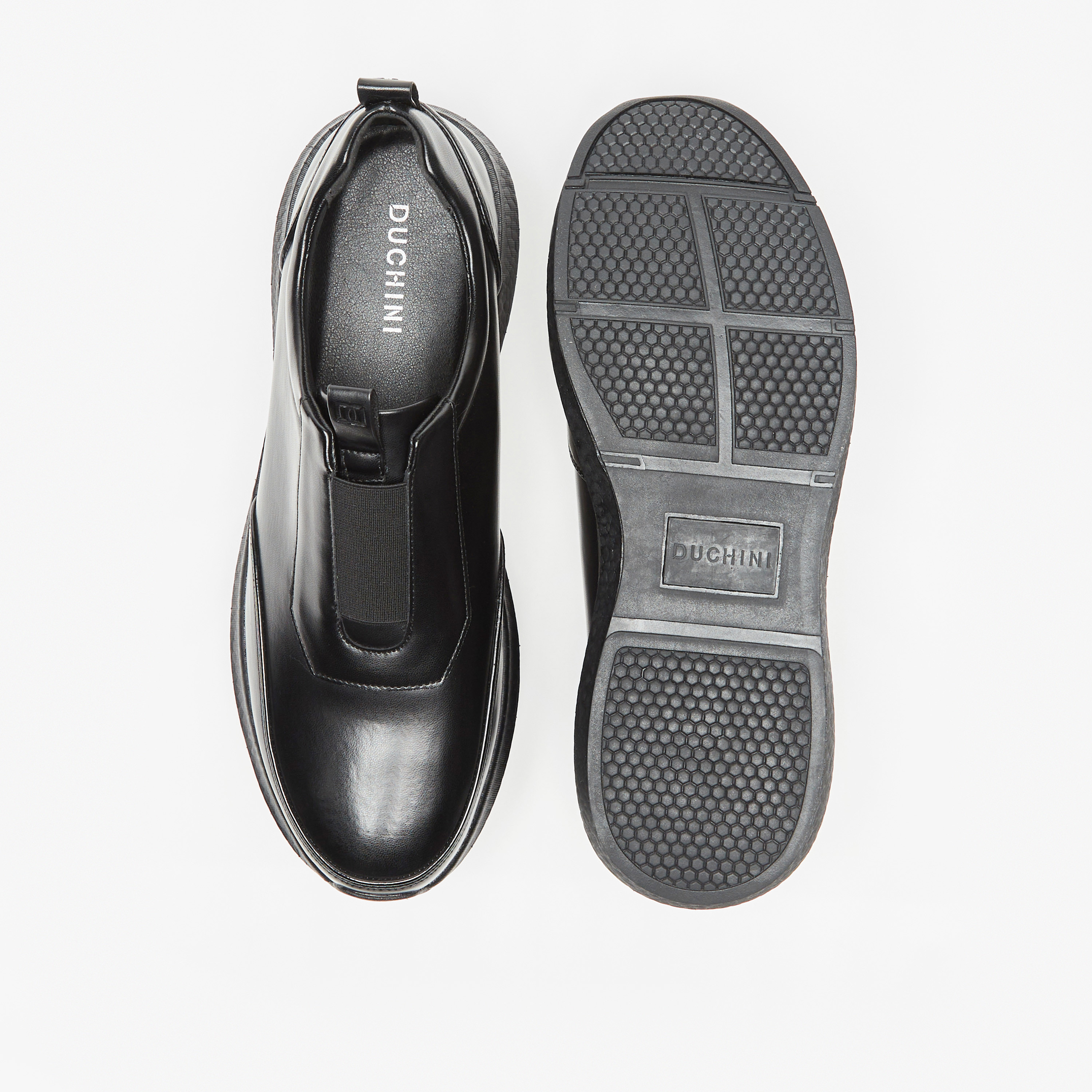 Duchini Solid Slip-On Loafers with Pull Tabs-men-shoes-loafersandmoccasins-image-4