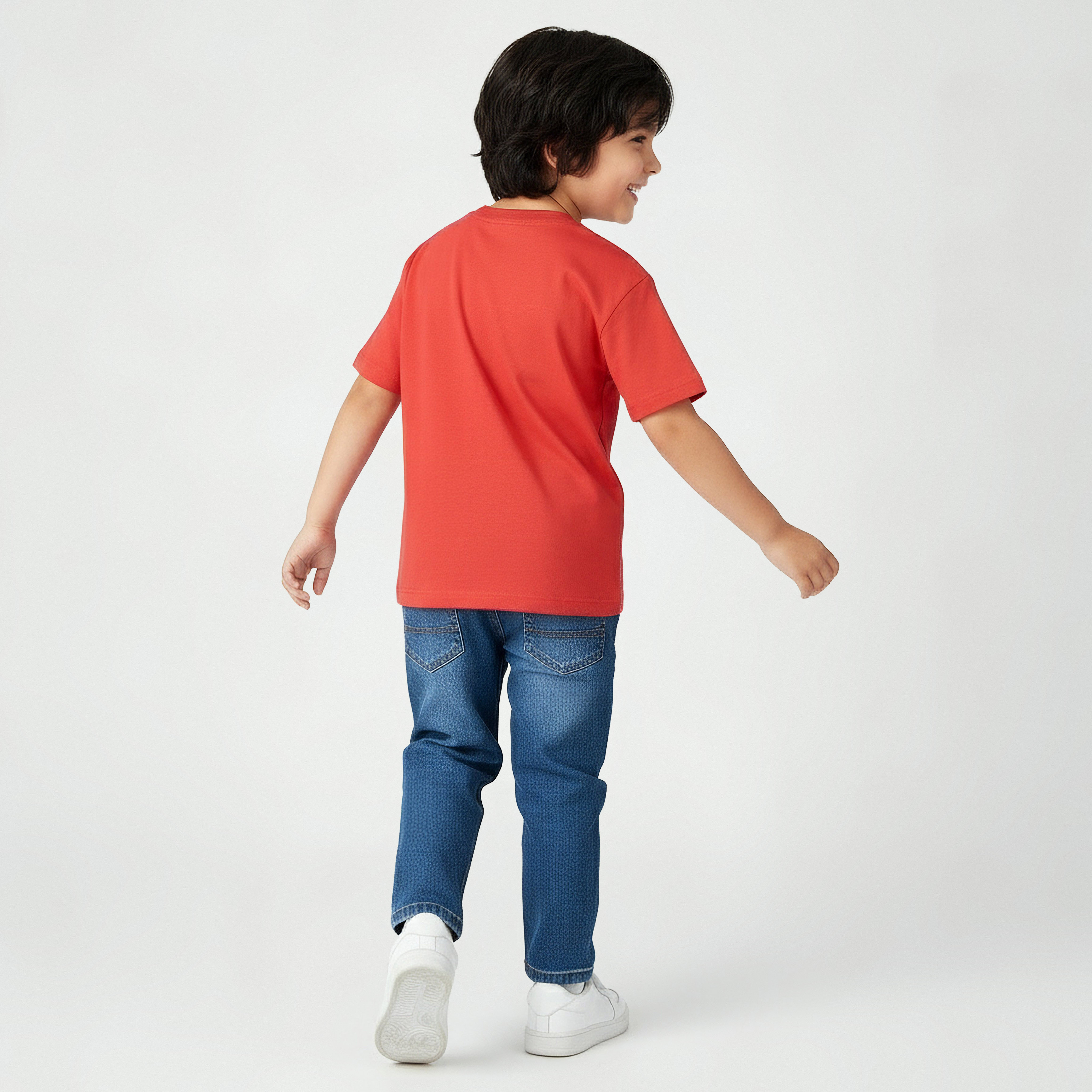 تيشيرت بياقة ضيقة وأكمام قصيرة وطبعات سوبر ماريو من نينتيندو-boys-clothing-tshirtsandpolos-image-3